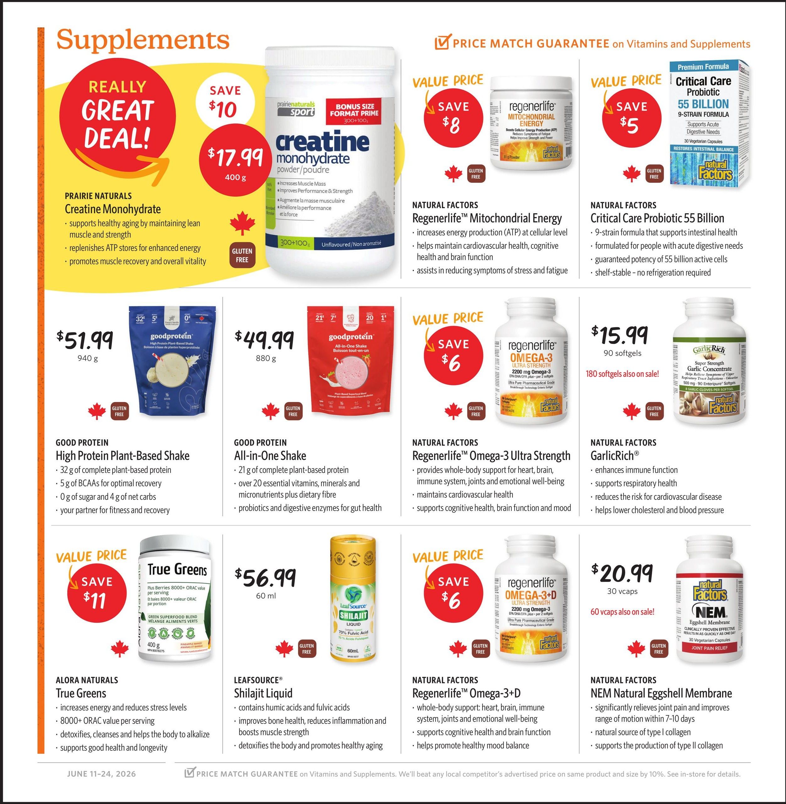 Nature's Fare Markets Flyer June 11 to 24