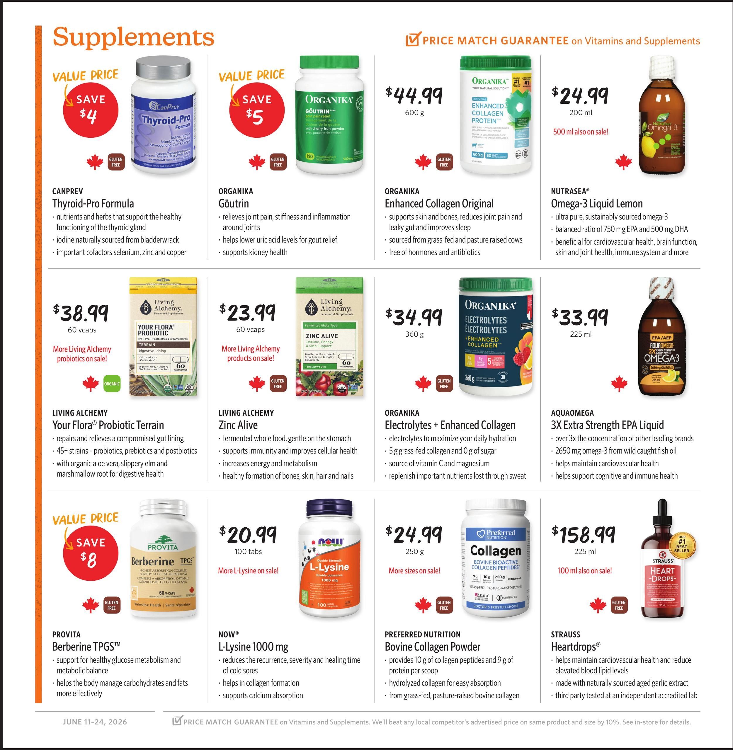 Nature's Fare Markets Flyer June 11 to 24