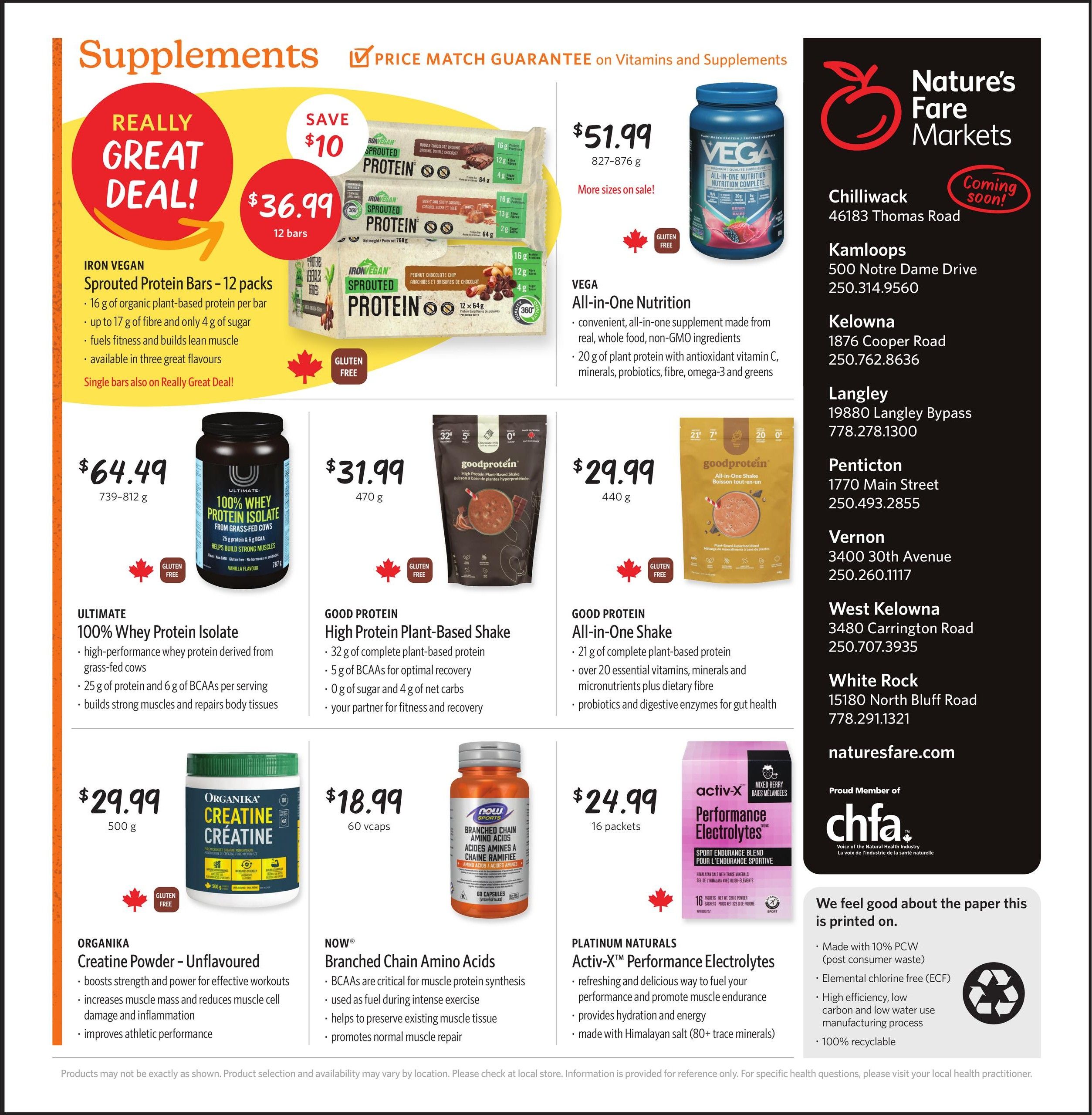 Nature's Fare Markets Flyer June 11 to 24