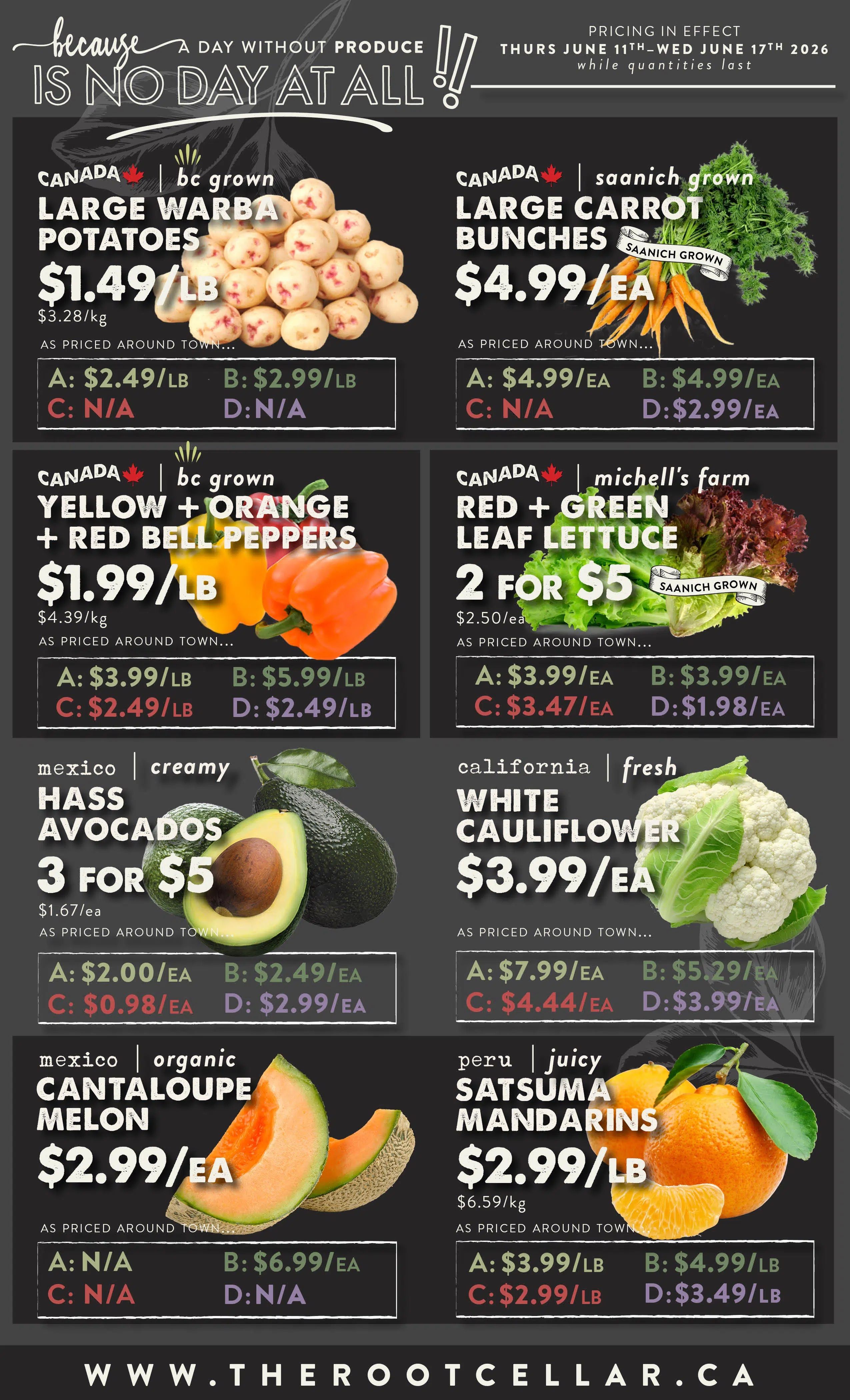 The Root Cellar Flyer June 11 to 17