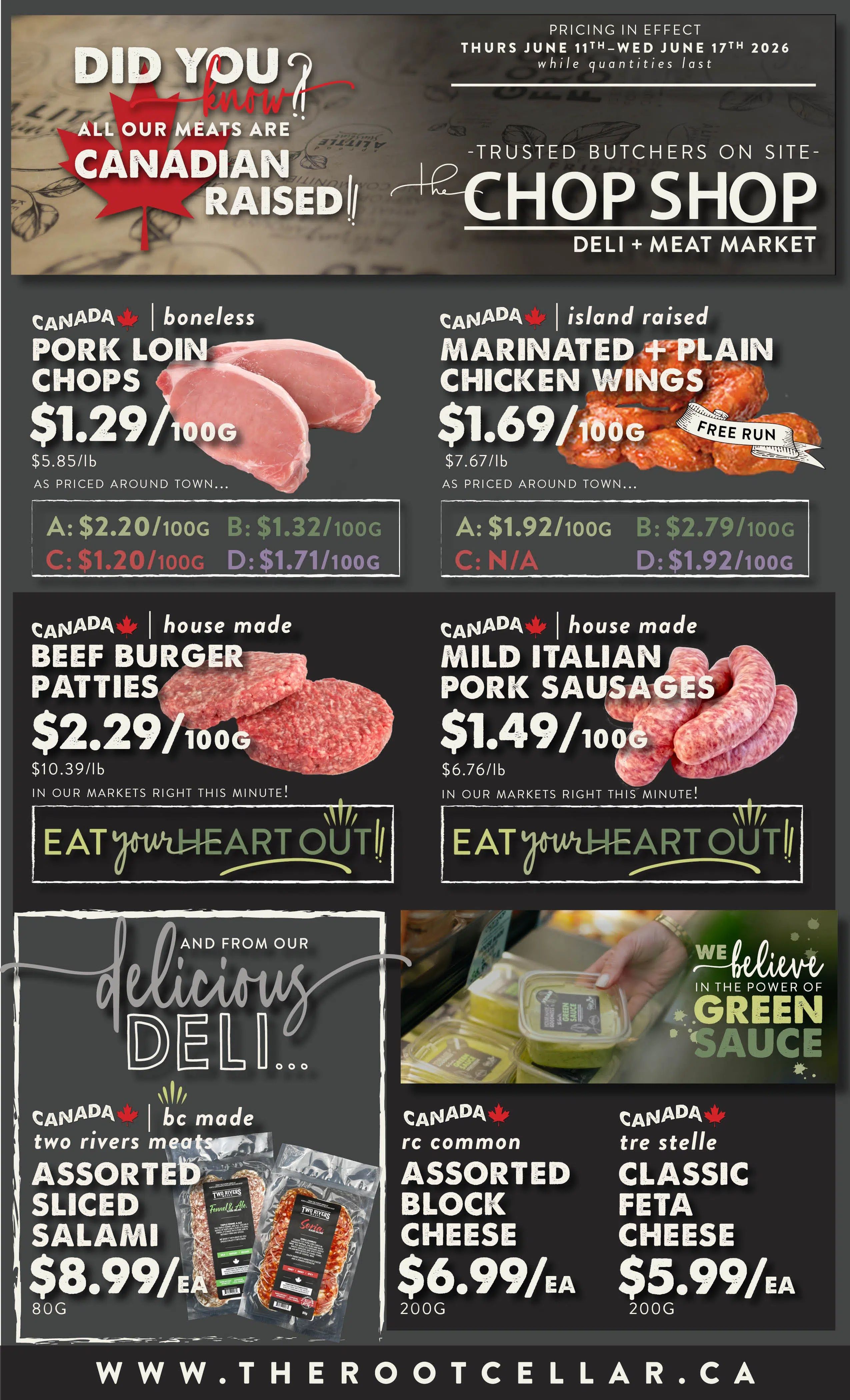 The Root Cellar Flyer June 11 to 17