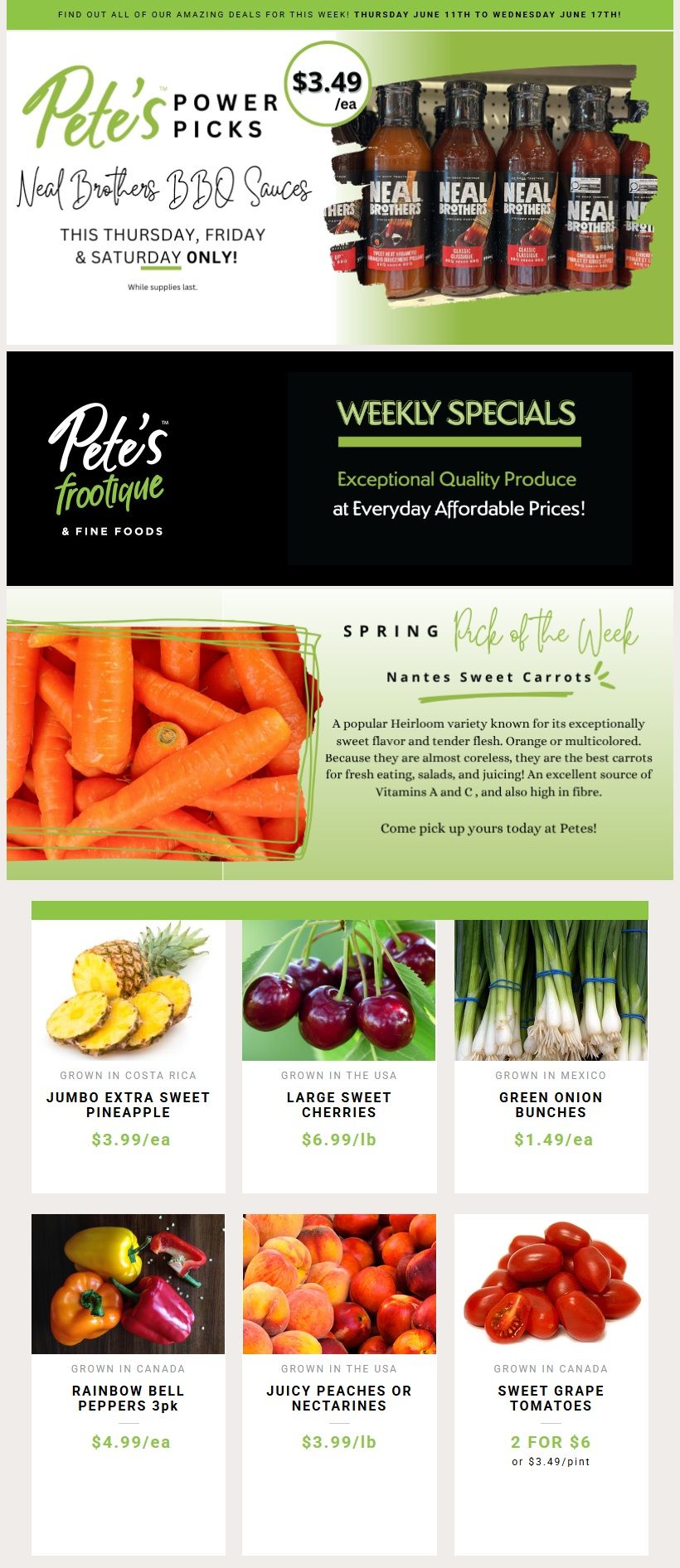 Pete's Fine Foods Flyer June 11 to 17