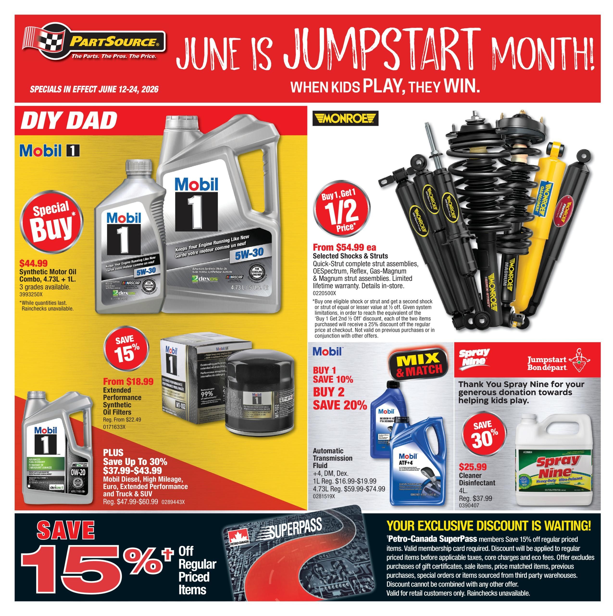 PartSource Flyer June 12 to 24