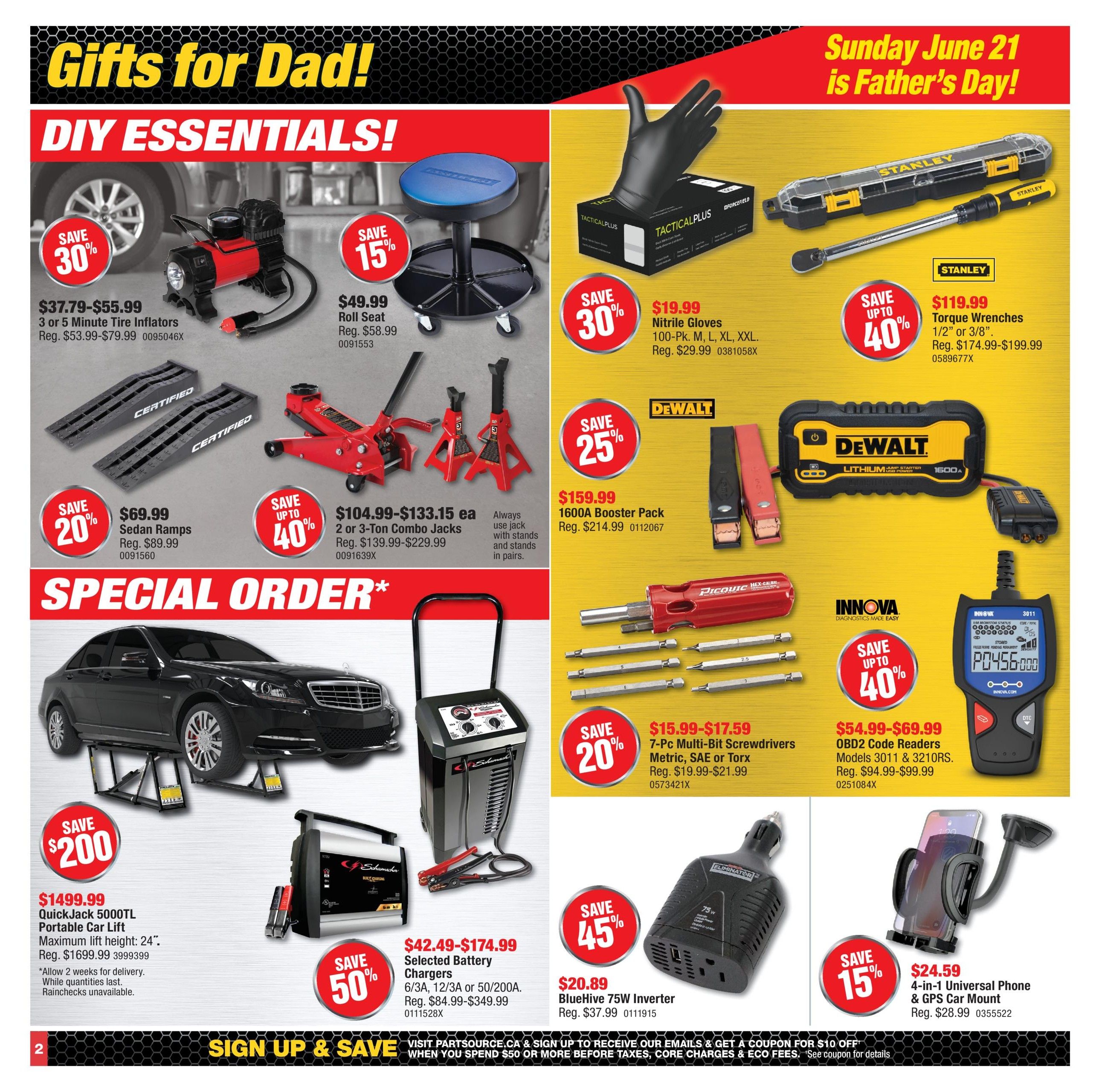PartSource Flyer June 12 to 24
