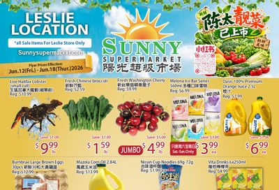 Sunny Supermarket (Leslie) Flyer June 12 to 18