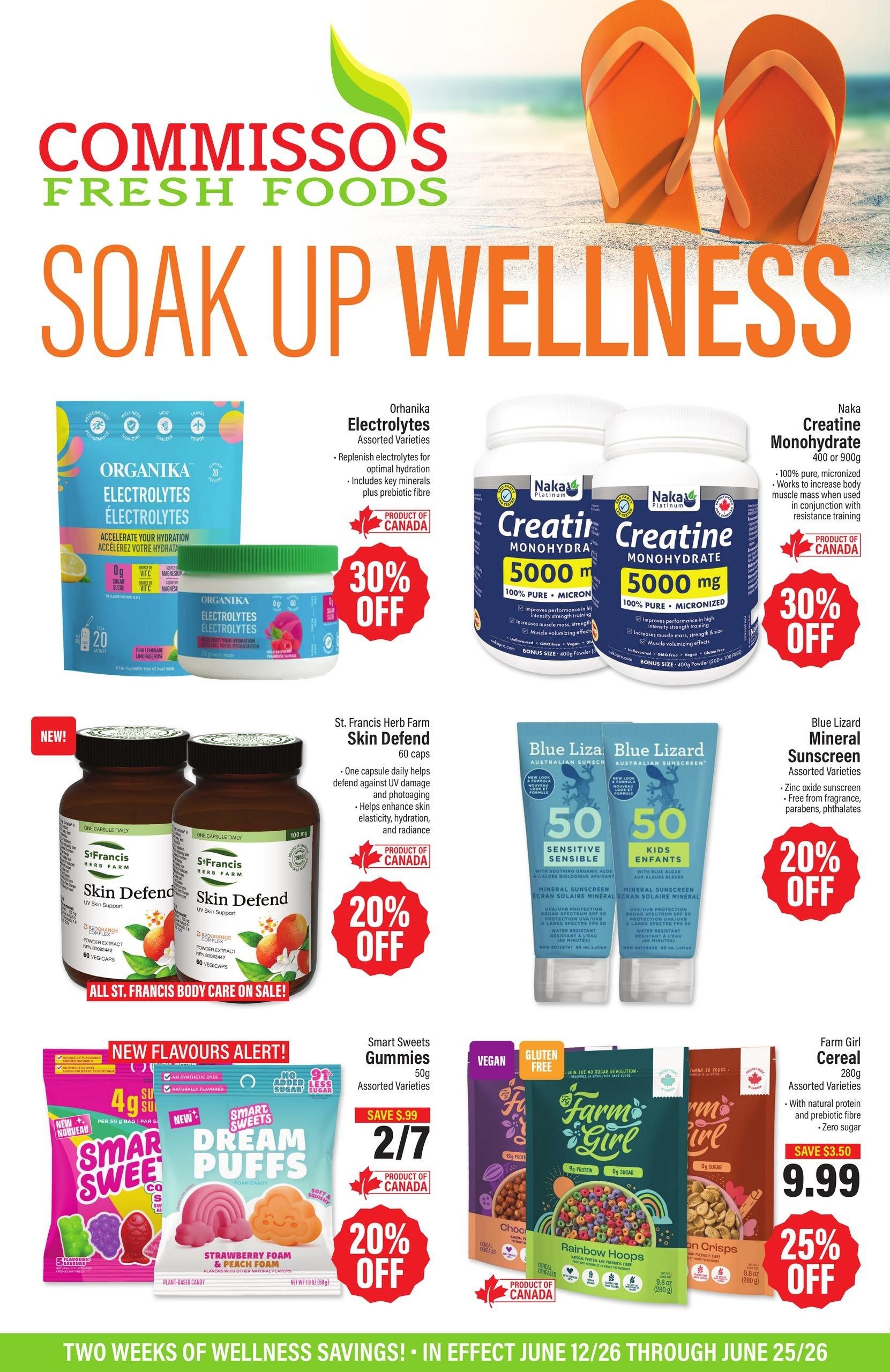 Commisso's Fresh Foods Wellness Flyer June 12 to 25