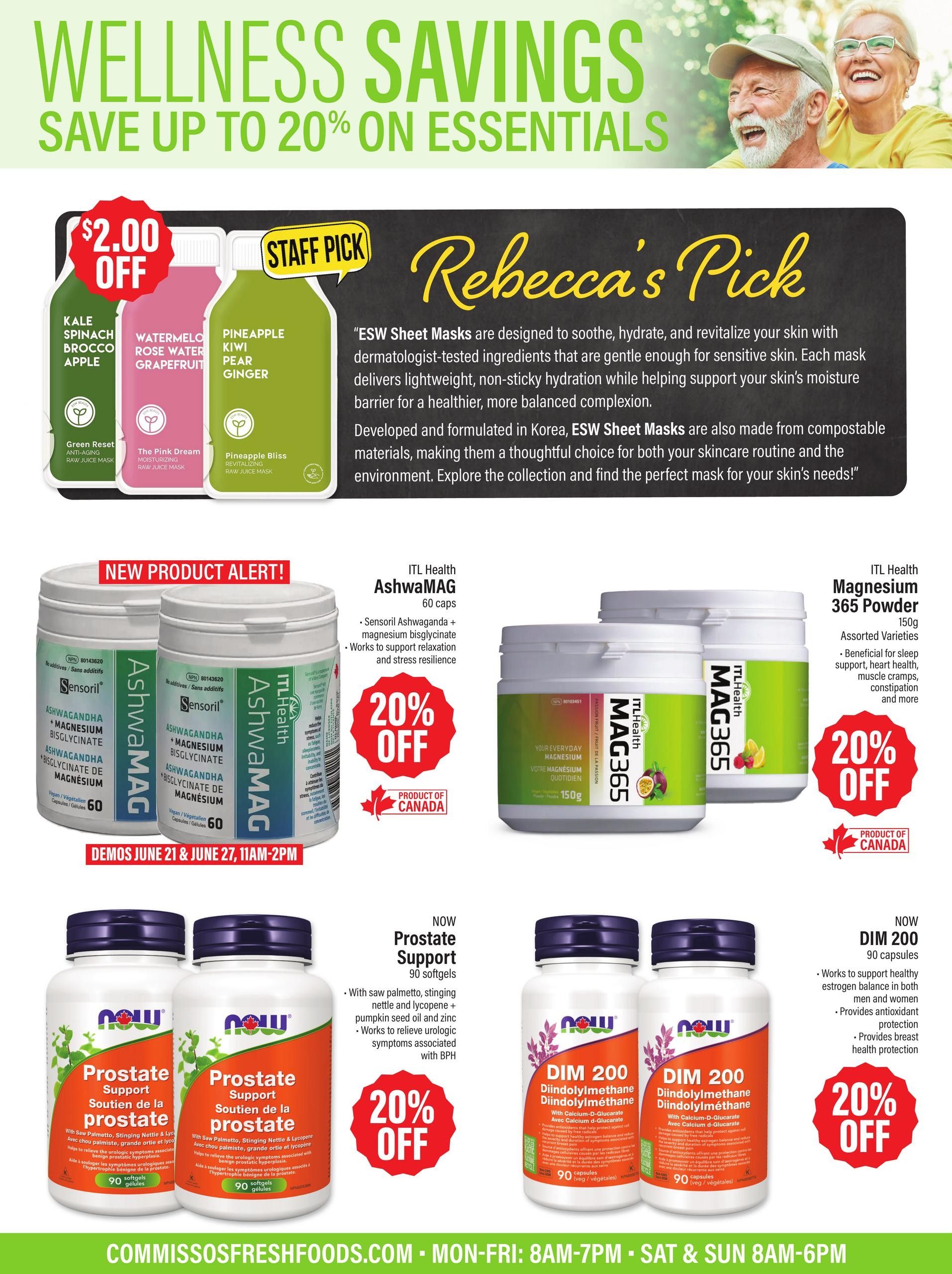 Commisso's Fresh Foods Wellness Flyer June 12 to 25