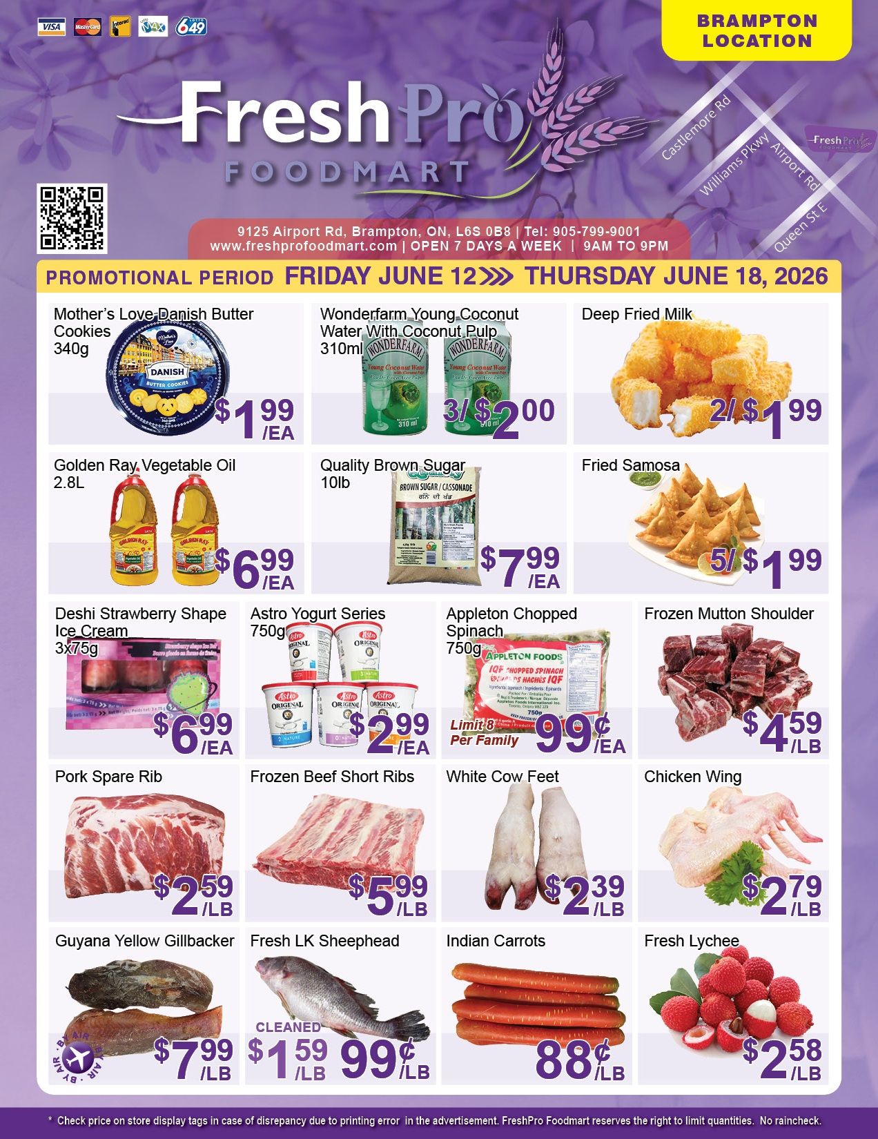 FreshPro Foodmart (Brampton) Flyer June 12 to 18