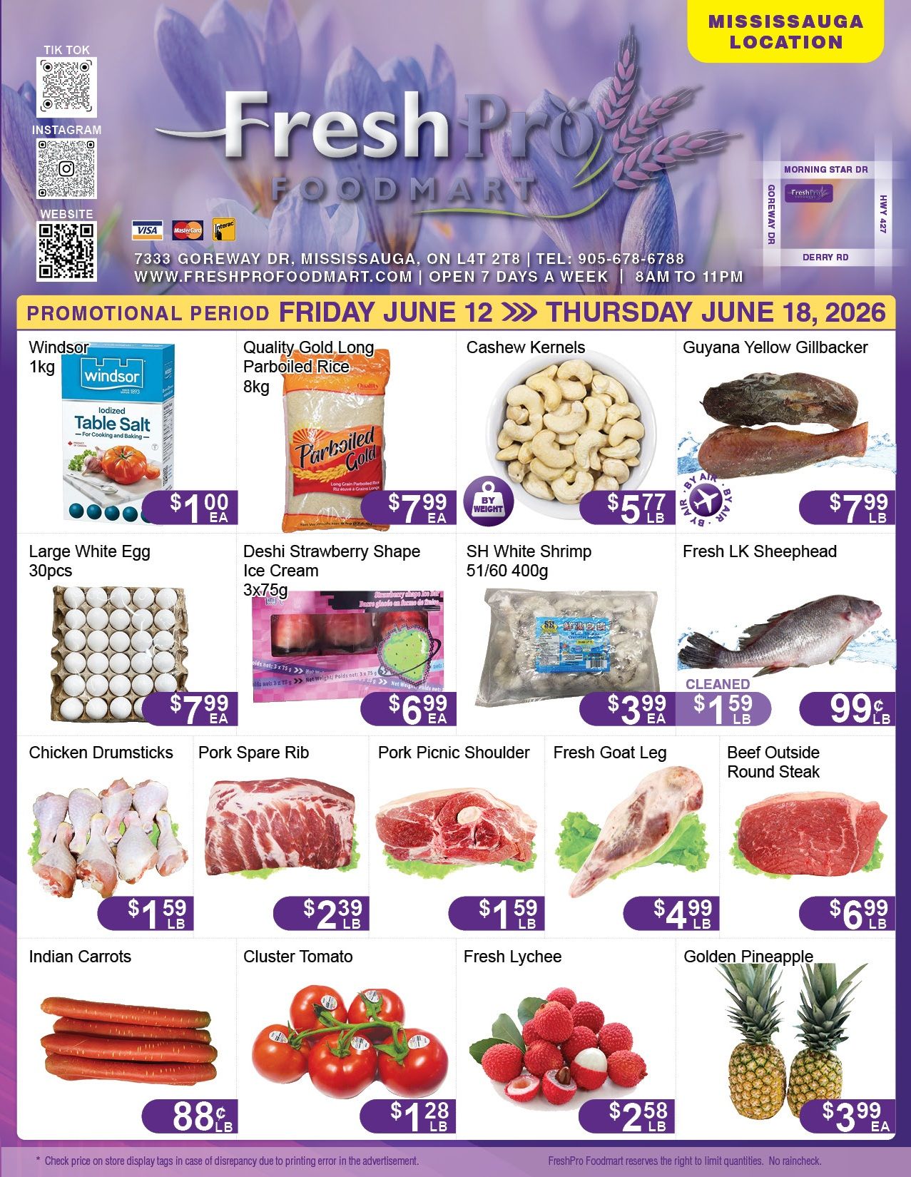 FreshPro Foodmart (Mississauga) Flyer June 12 to 18