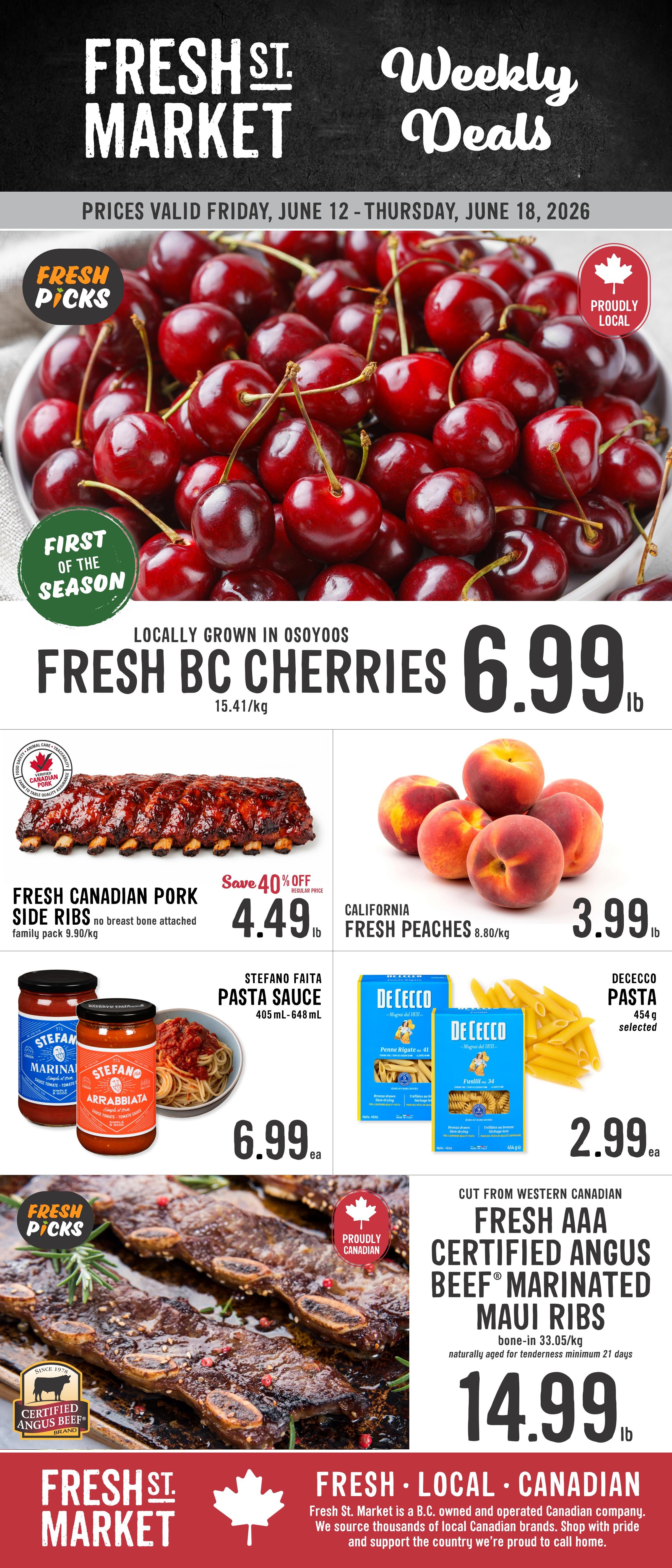 Fresh St. Market Flyer June 12 to 18