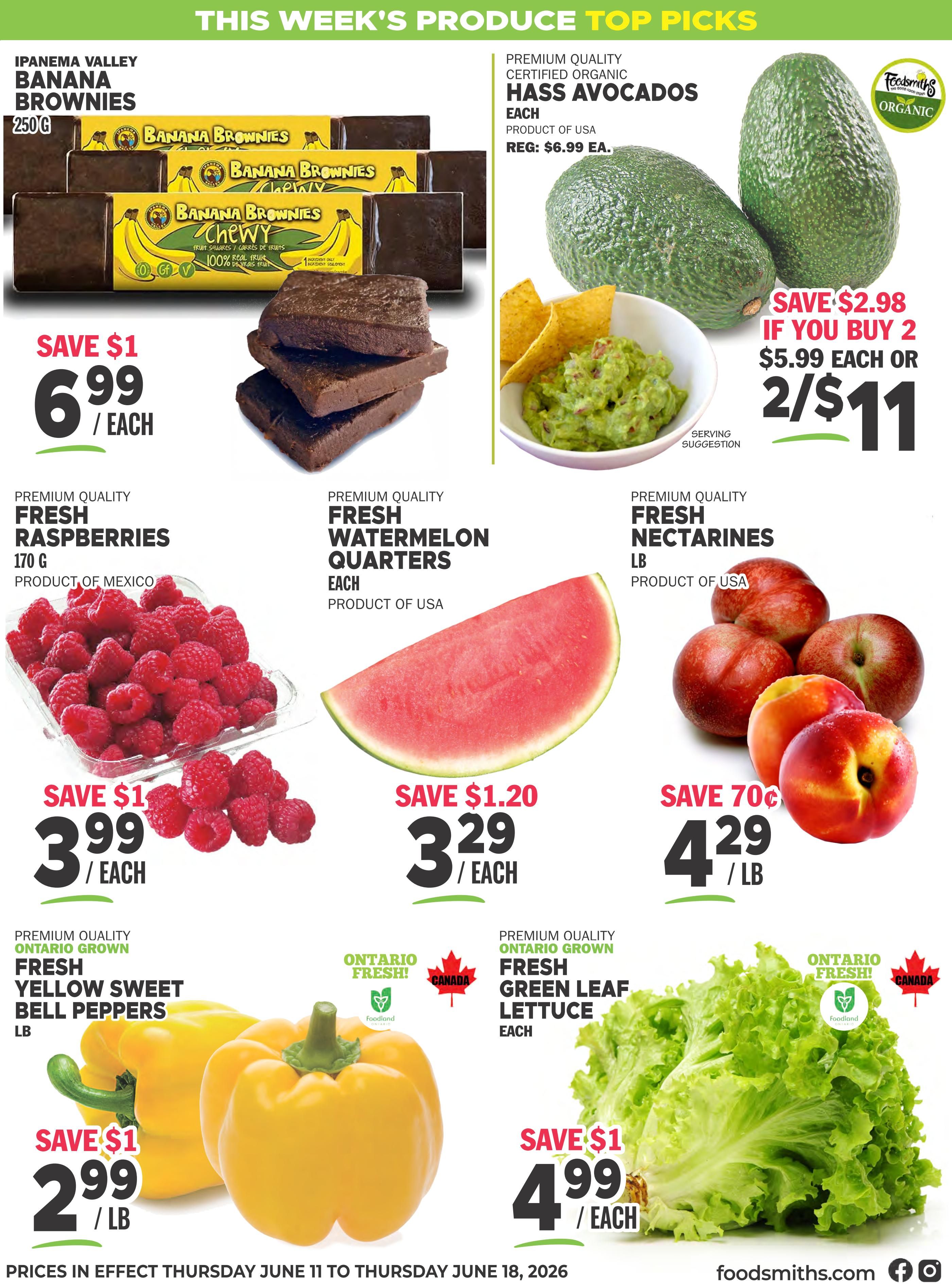 Foodsmiths Flyer June 11 to 18