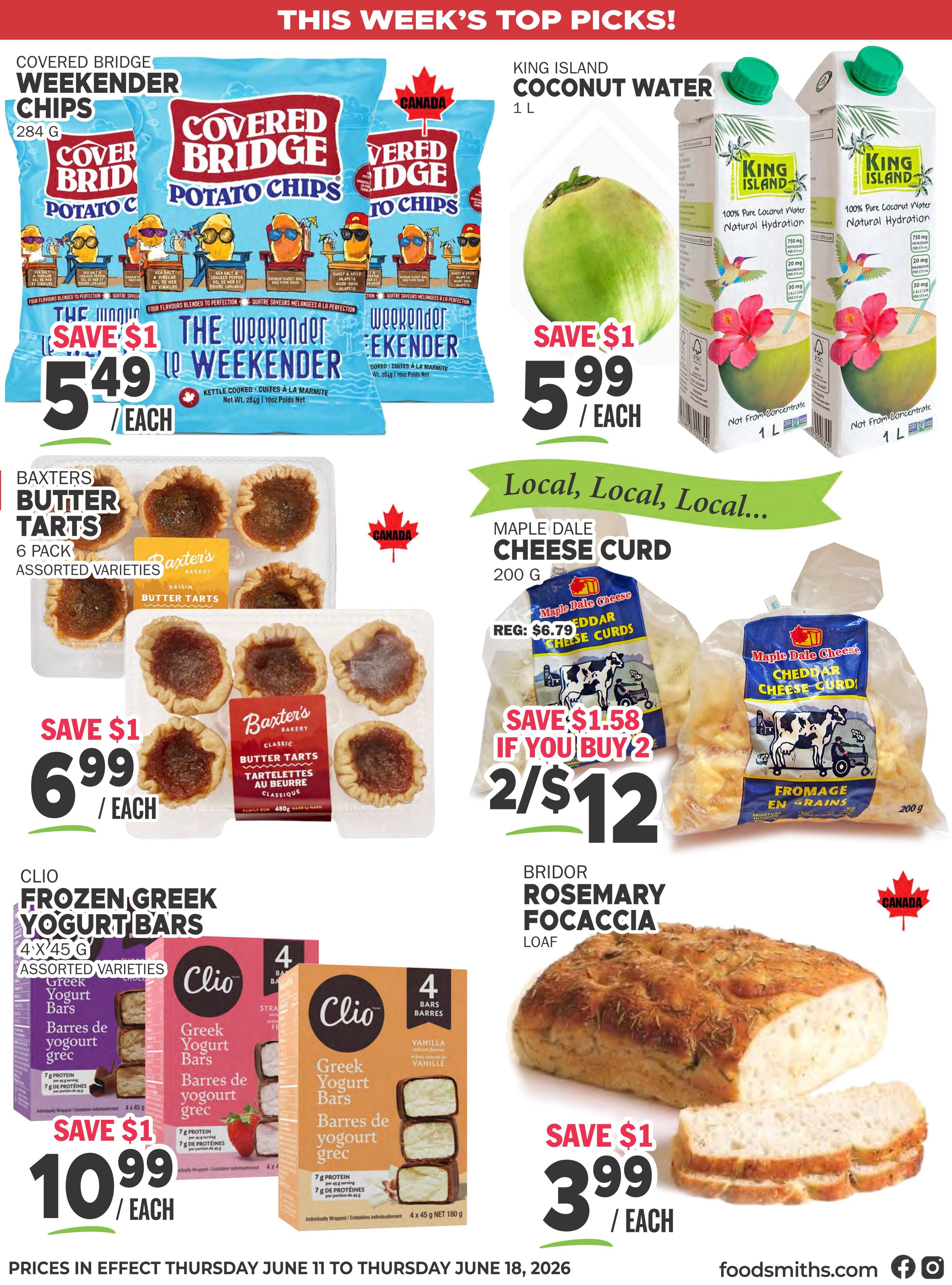 Foodsmiths Flyer June 11 to 18
