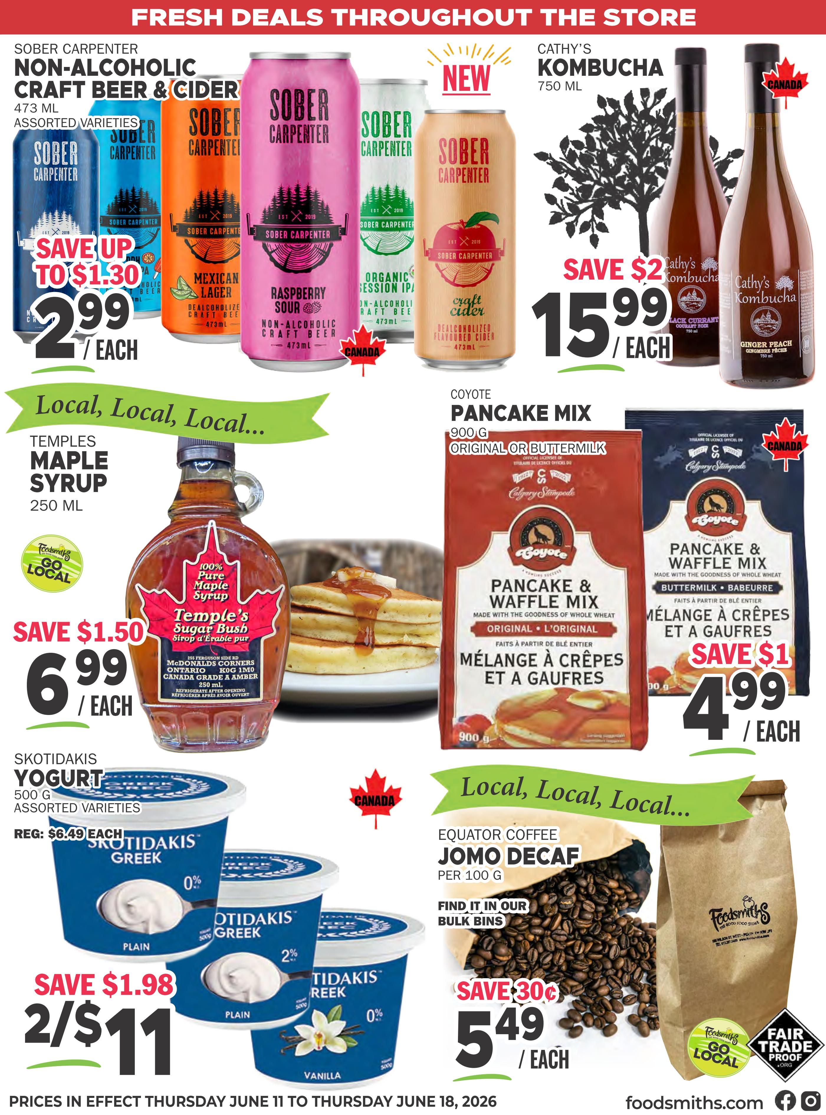 Foodsmiths Flyer June 11 to 18