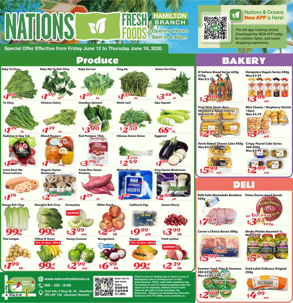 Nations Fresh Foods (Hamilton) Flyer June 12 to 18