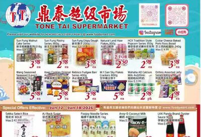 Tone Tai Supermarket Flyer June 12 to 18