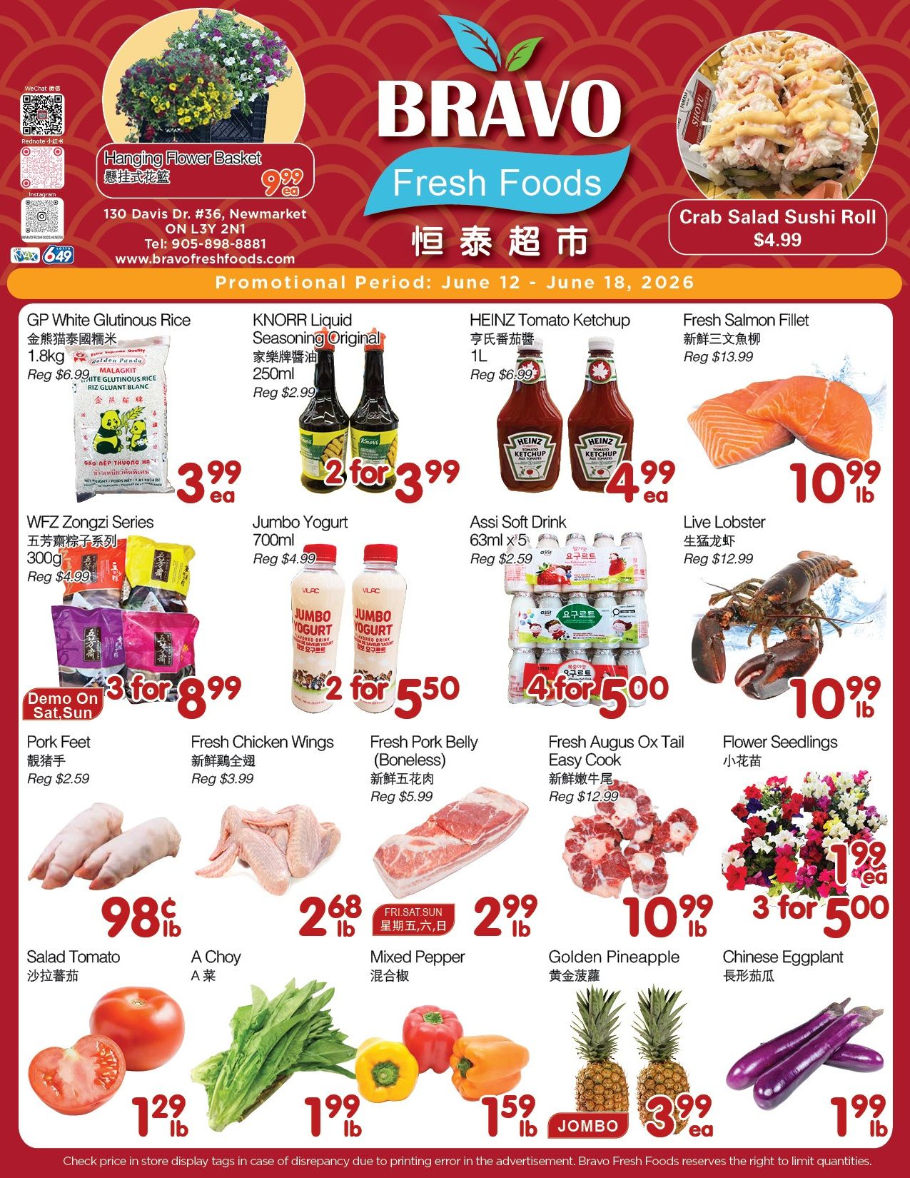 Bravo Fresh Foods Flyer June 12 to 18