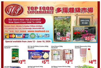 Top Food Supermarket Flyer June 12 to 18