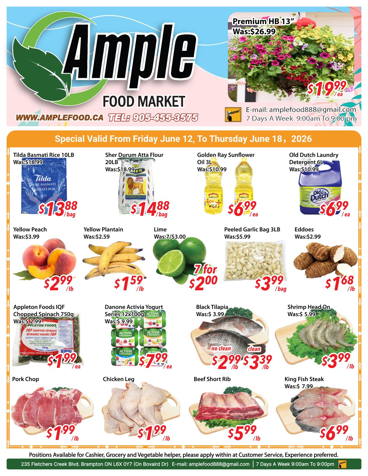 Ample Food Market (Brampton) Flyer June 12 to 18