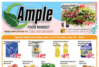 Ample Food Market (Brampton) Flyer June 12 to 18