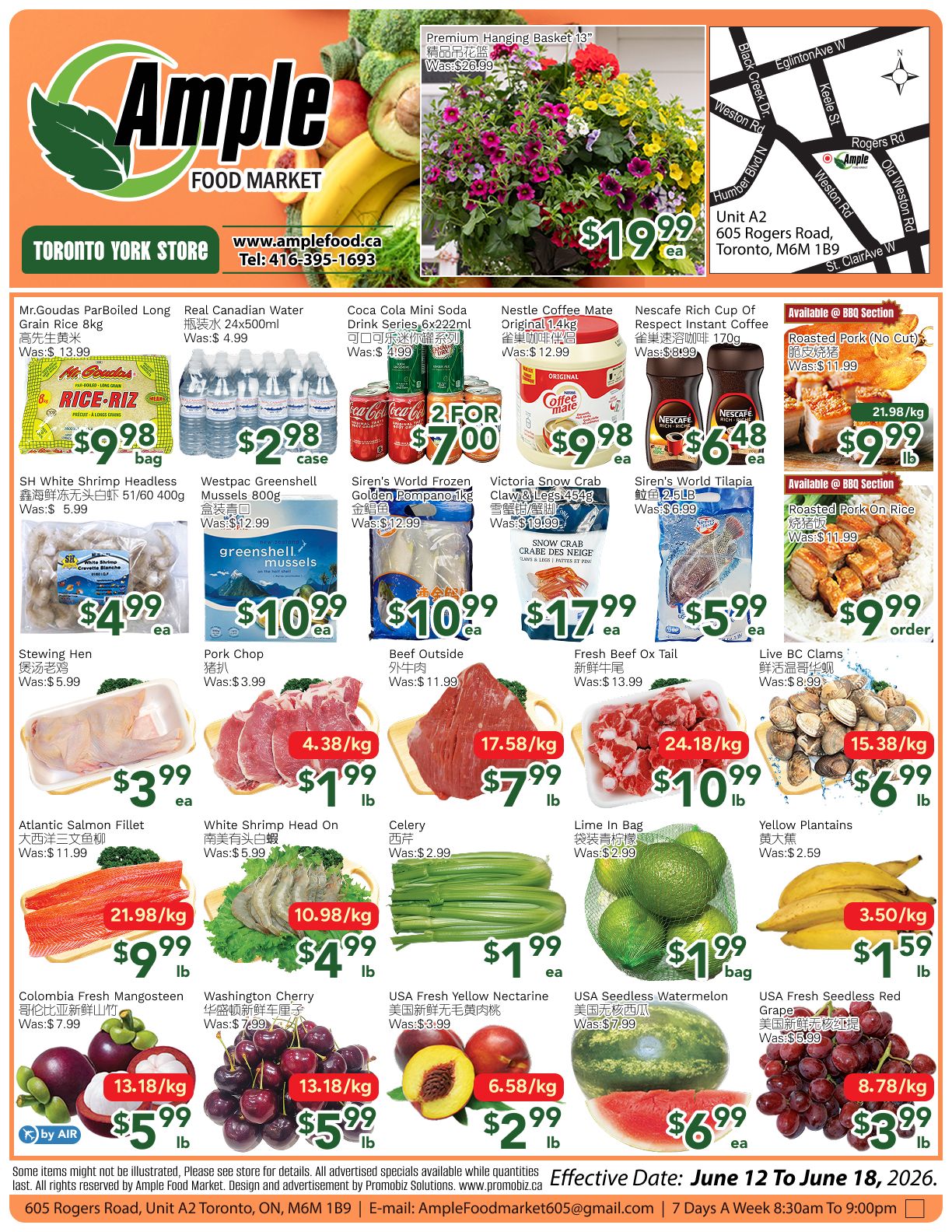 Ample Food Market (North York) Flyer June 12 to 18