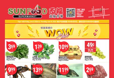 Sunfood Supermarket Flyer June 12 to 18