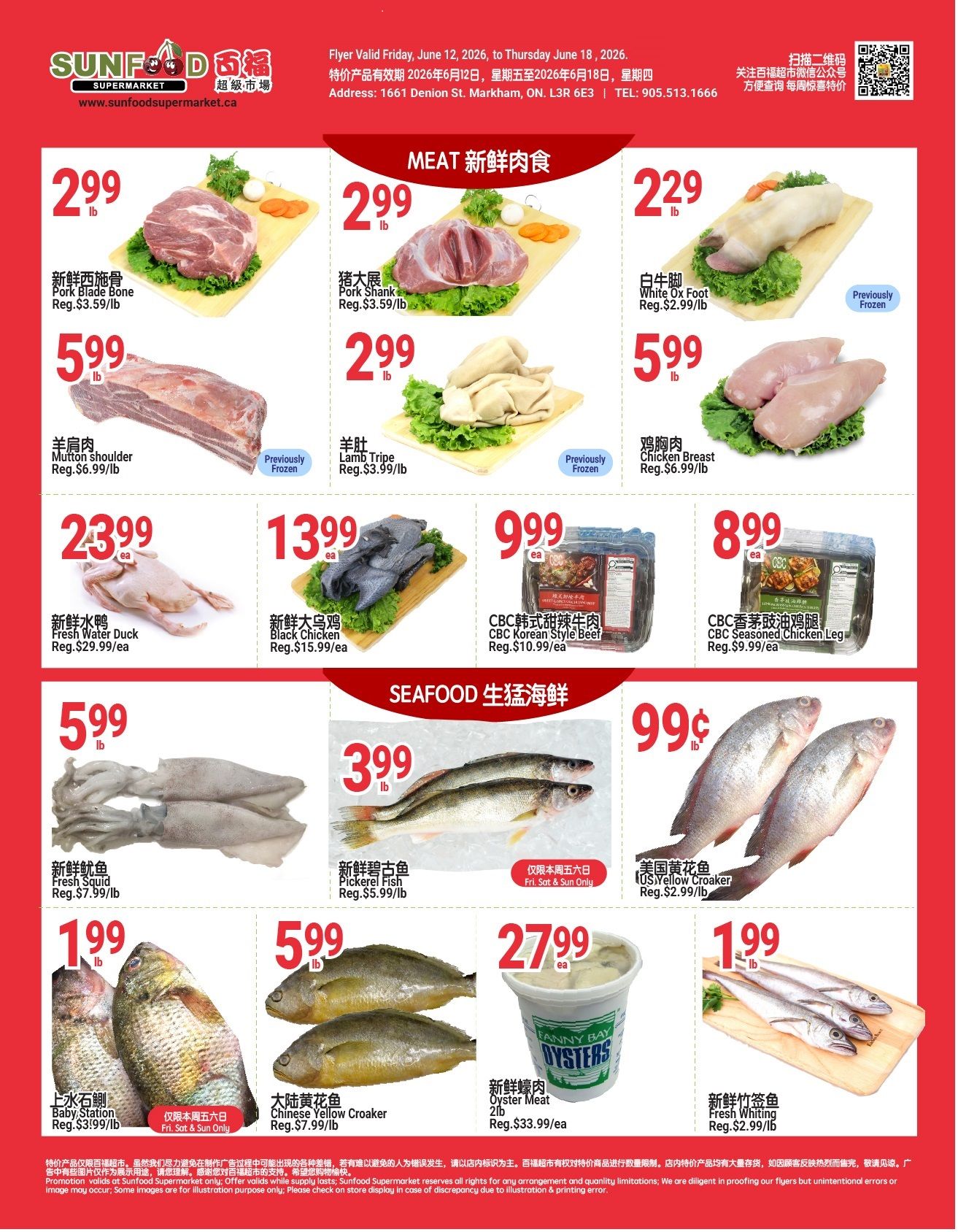 Sunfood Supermarket Flyer June 12 to 18