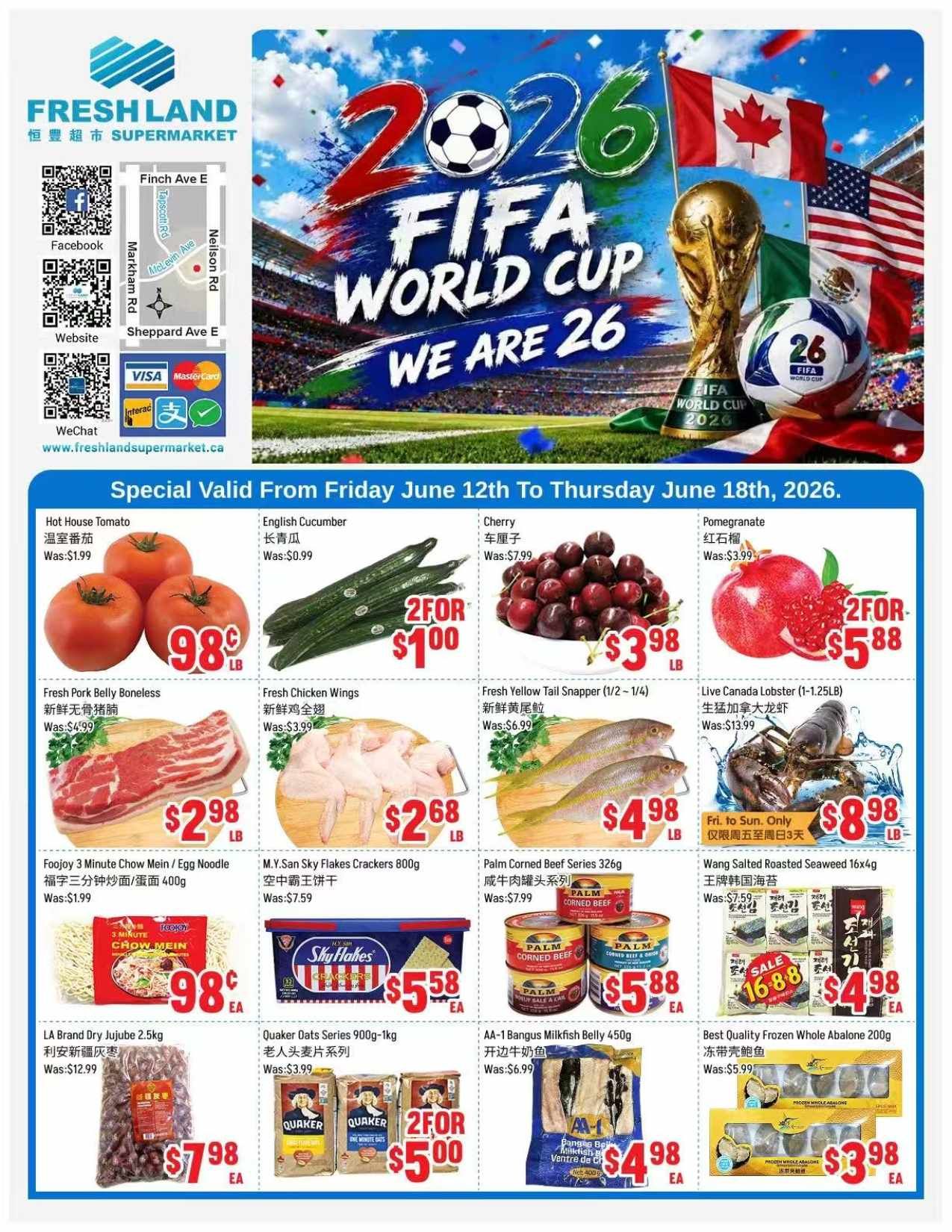 FreshLand Supermarket Flyer June 12 to 18