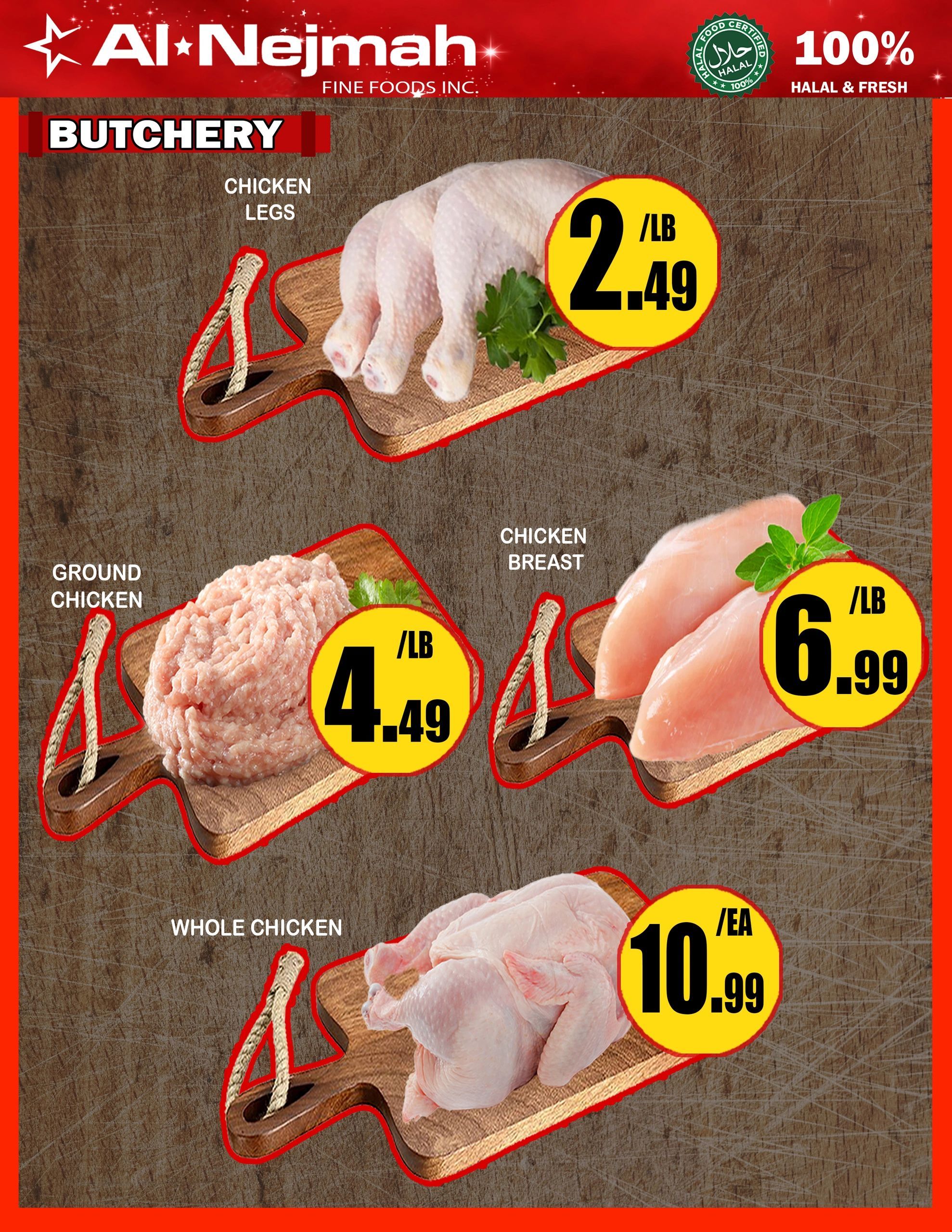 Alnejmah Fine Foods Inc. Flyer June 12 to 18