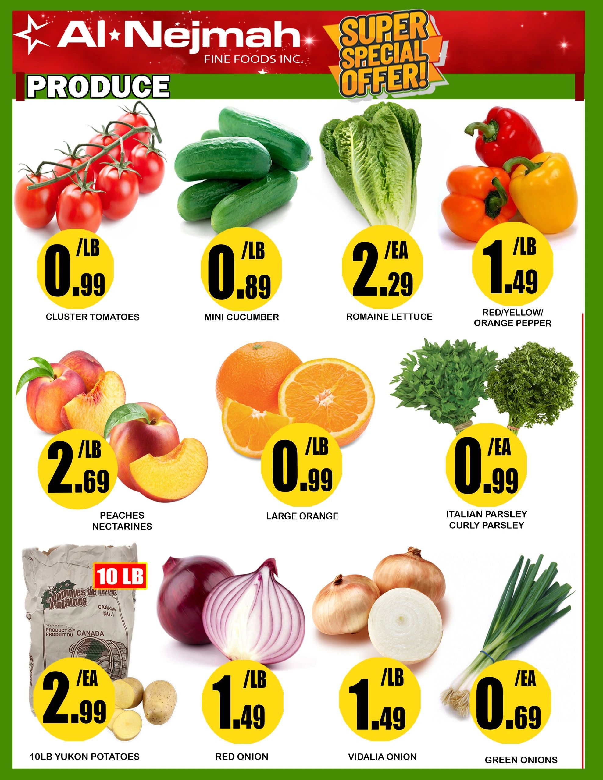 Alnejmah Fine Foods Inc. Flyer June 12 to 18