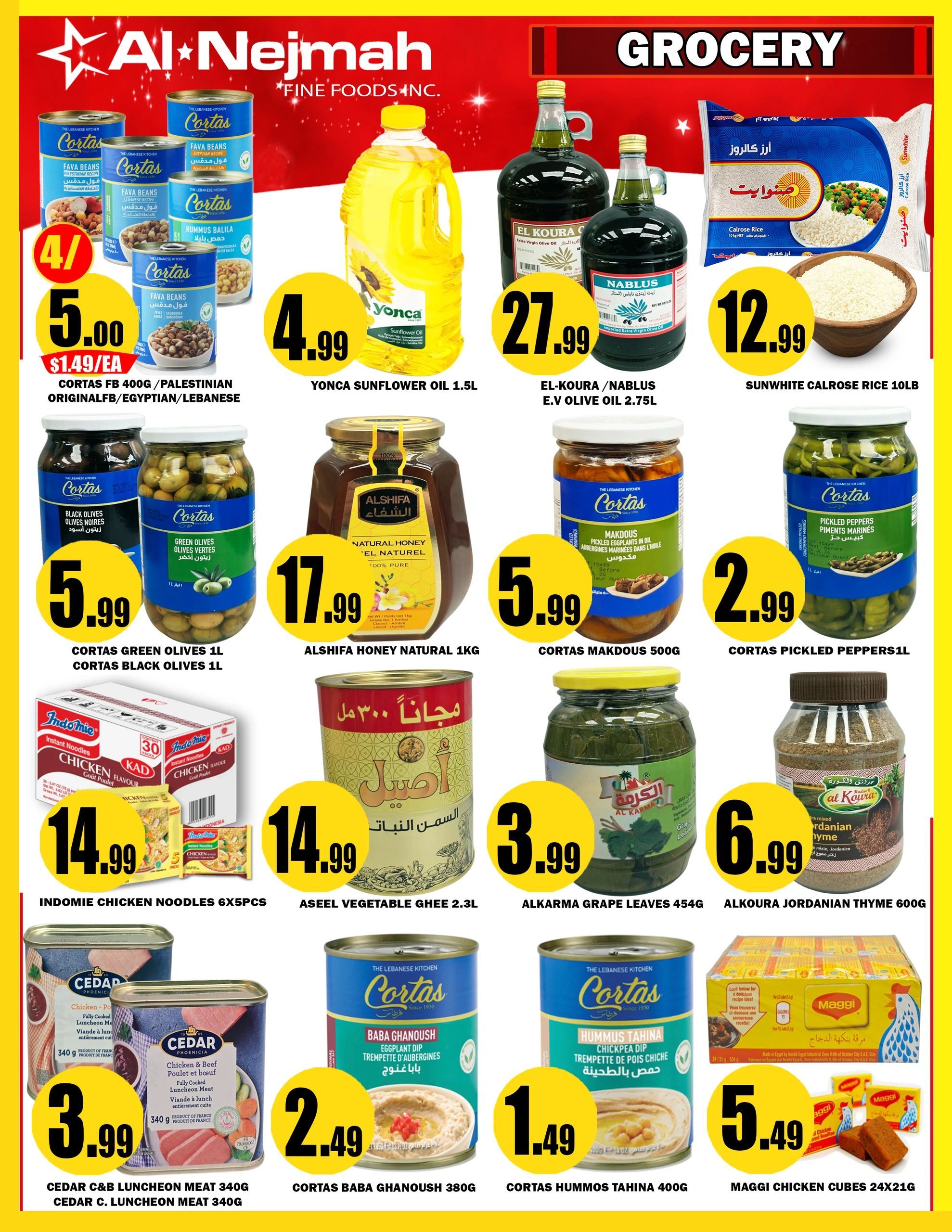 Alnejmah Fine Foods Inc. Flyer June 12 to 18