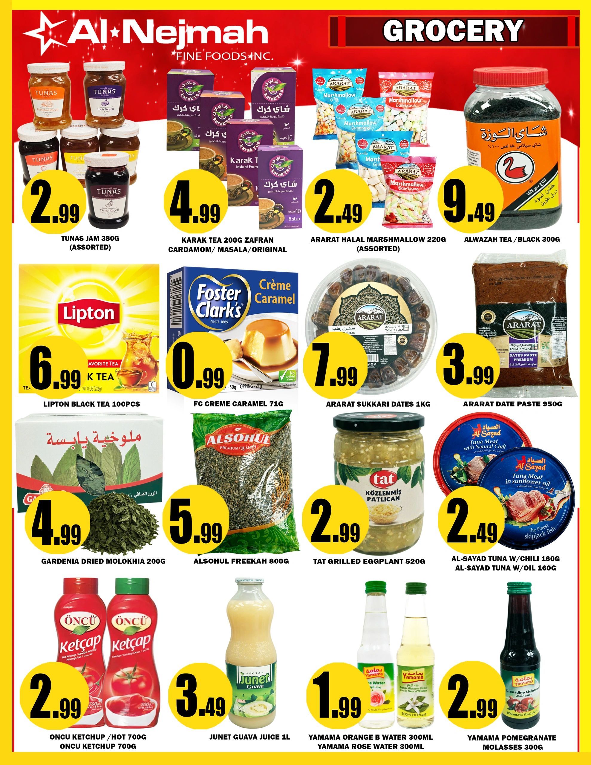 Alnejmah Fine Foods Inc. Flyer June 12 to 18
