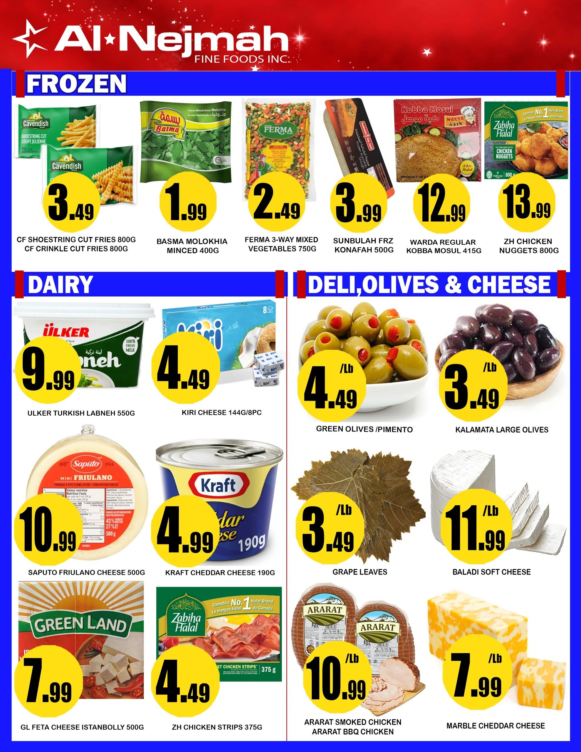 Alnejmah Fine Foods Inc. Flyer June 12 to 18
