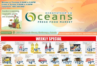Oceans Fresh Food Market (Mississauga) Flyer June 12 to 18