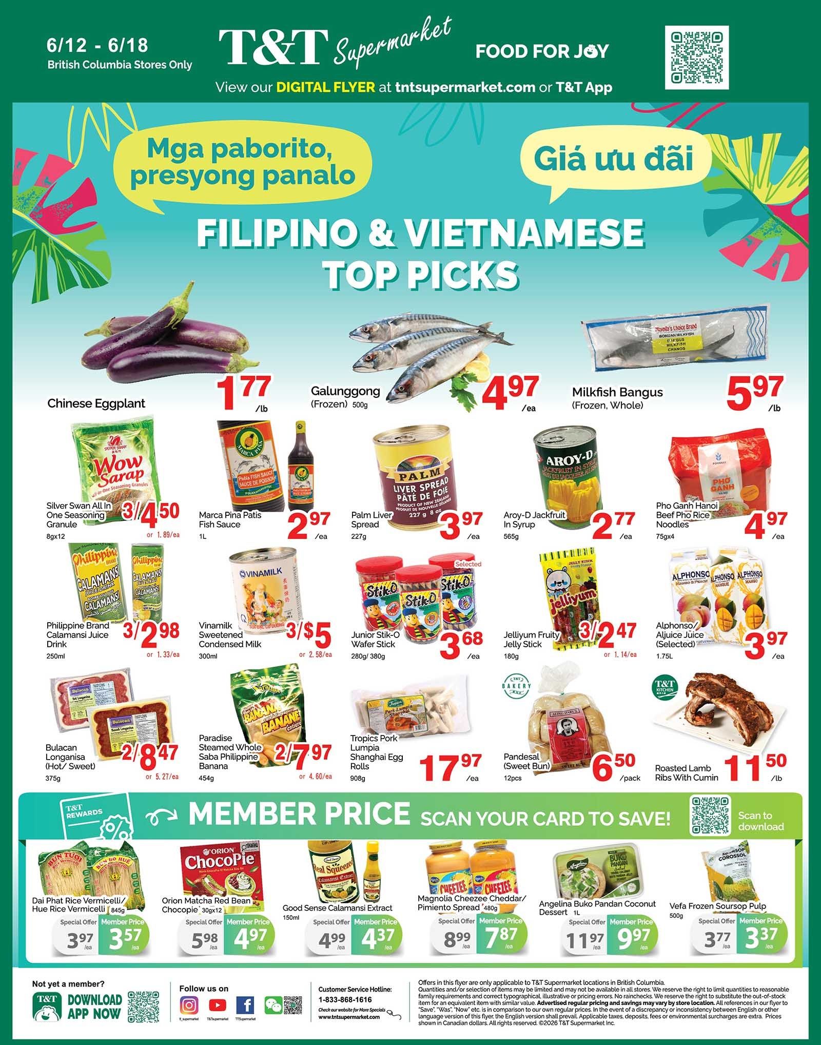 T&T Supermarket (BC) Flyer June 12 to 18