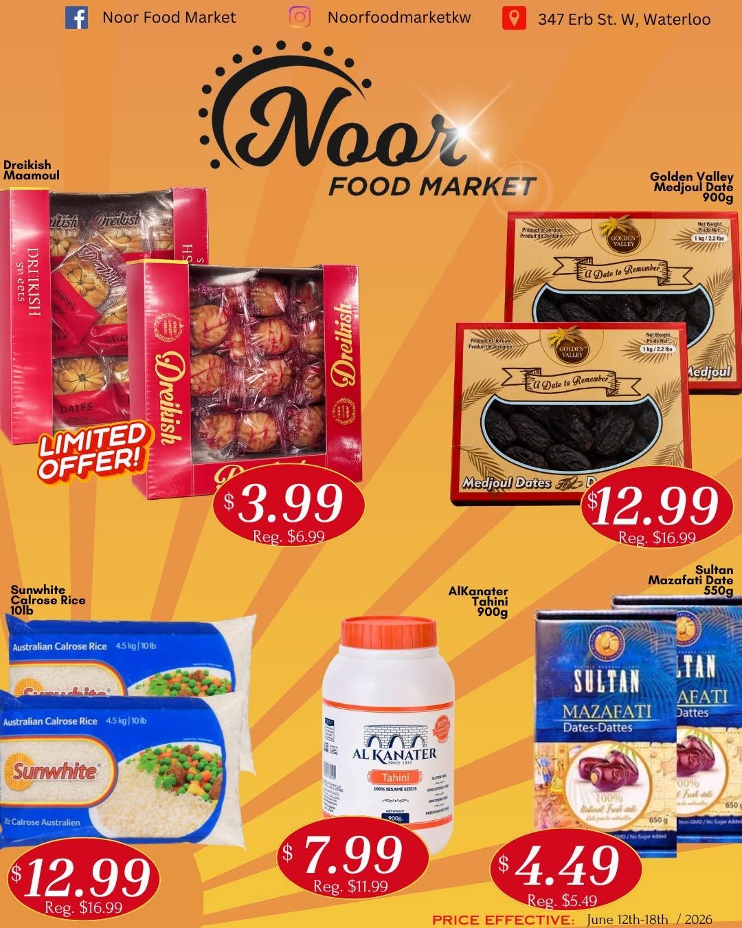 Noor Food Market Flyer June 12 to 18