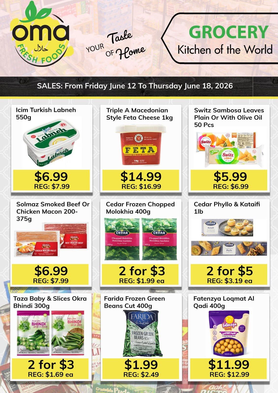 Oma Fresh Foods Flyer June 12 to 18