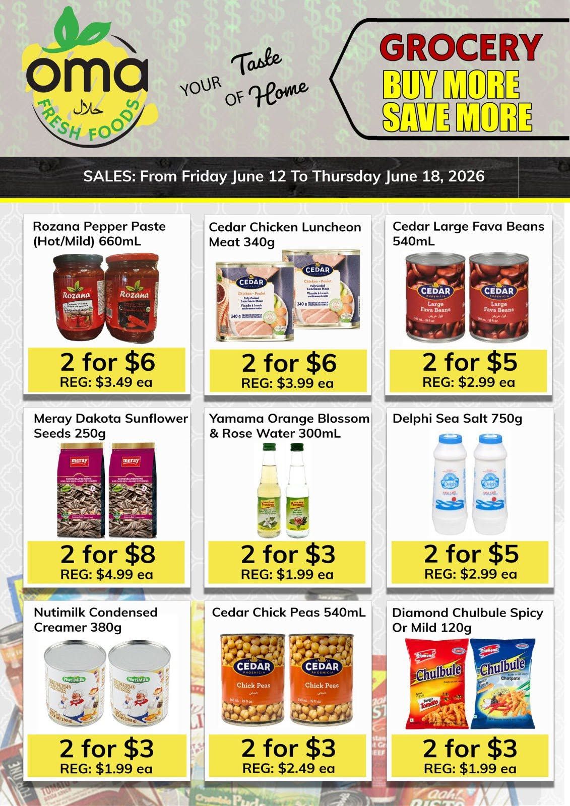 Oma Fresh Foods Flyer June 12 to 18