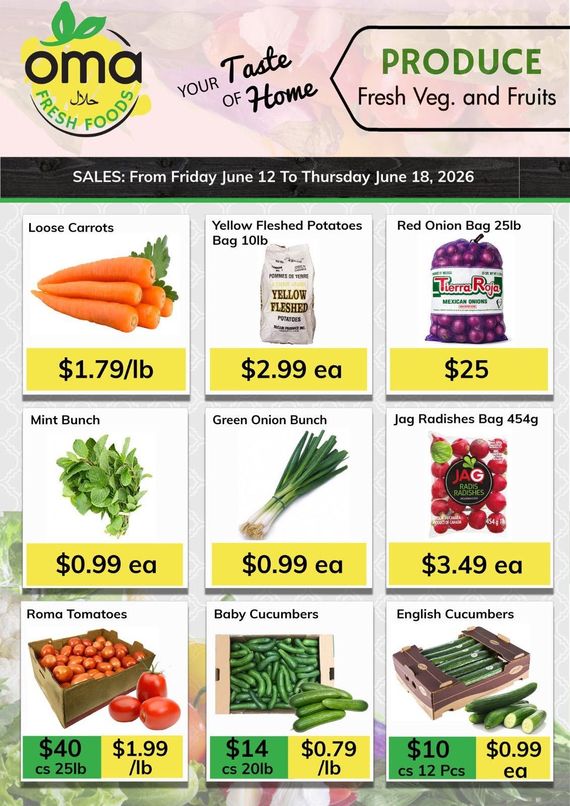 Oma Fresh Foods Flyer June 12 to 18