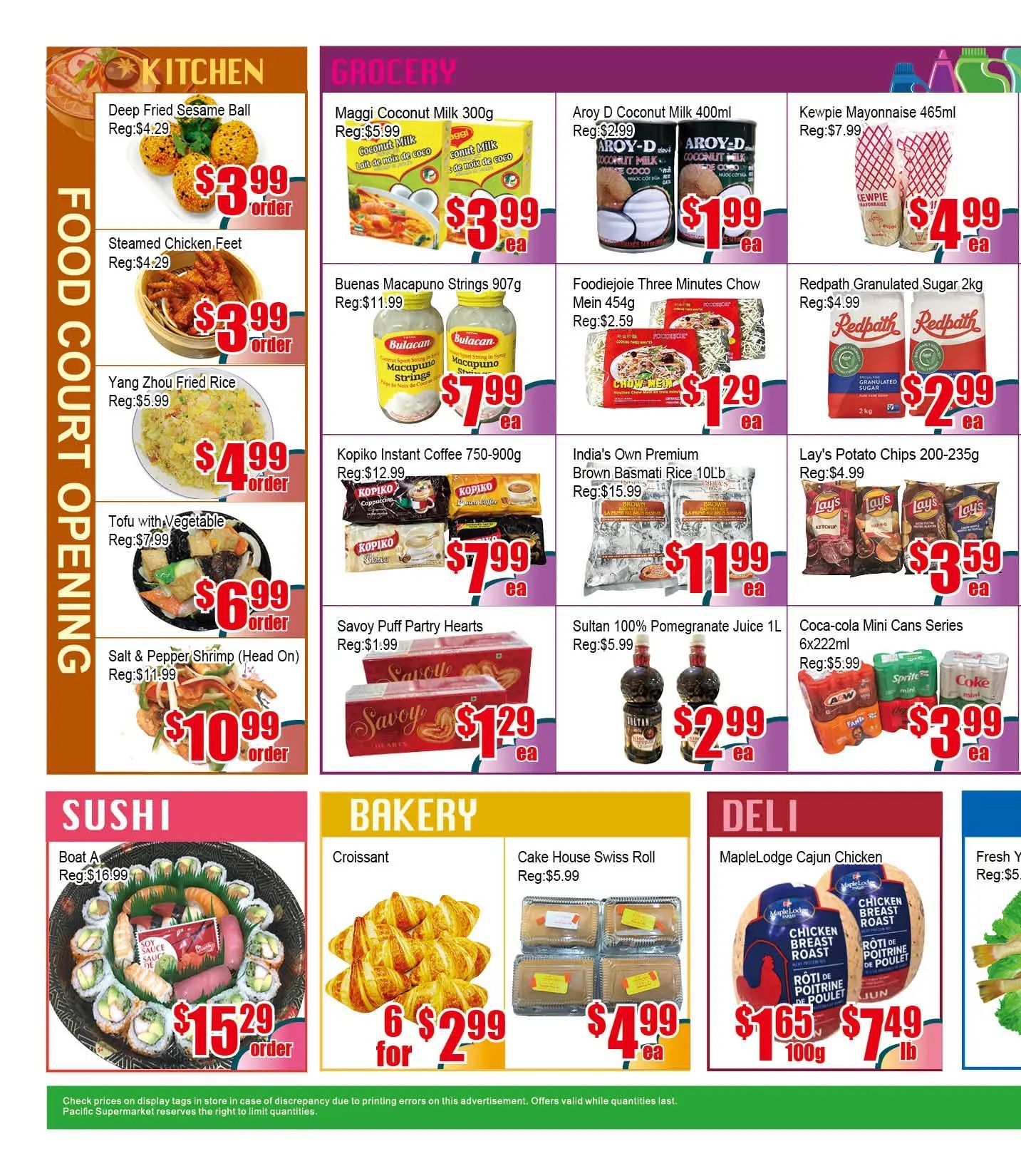 Pacific Fresh Food Market (Pickering) Flyer June 12 to 18