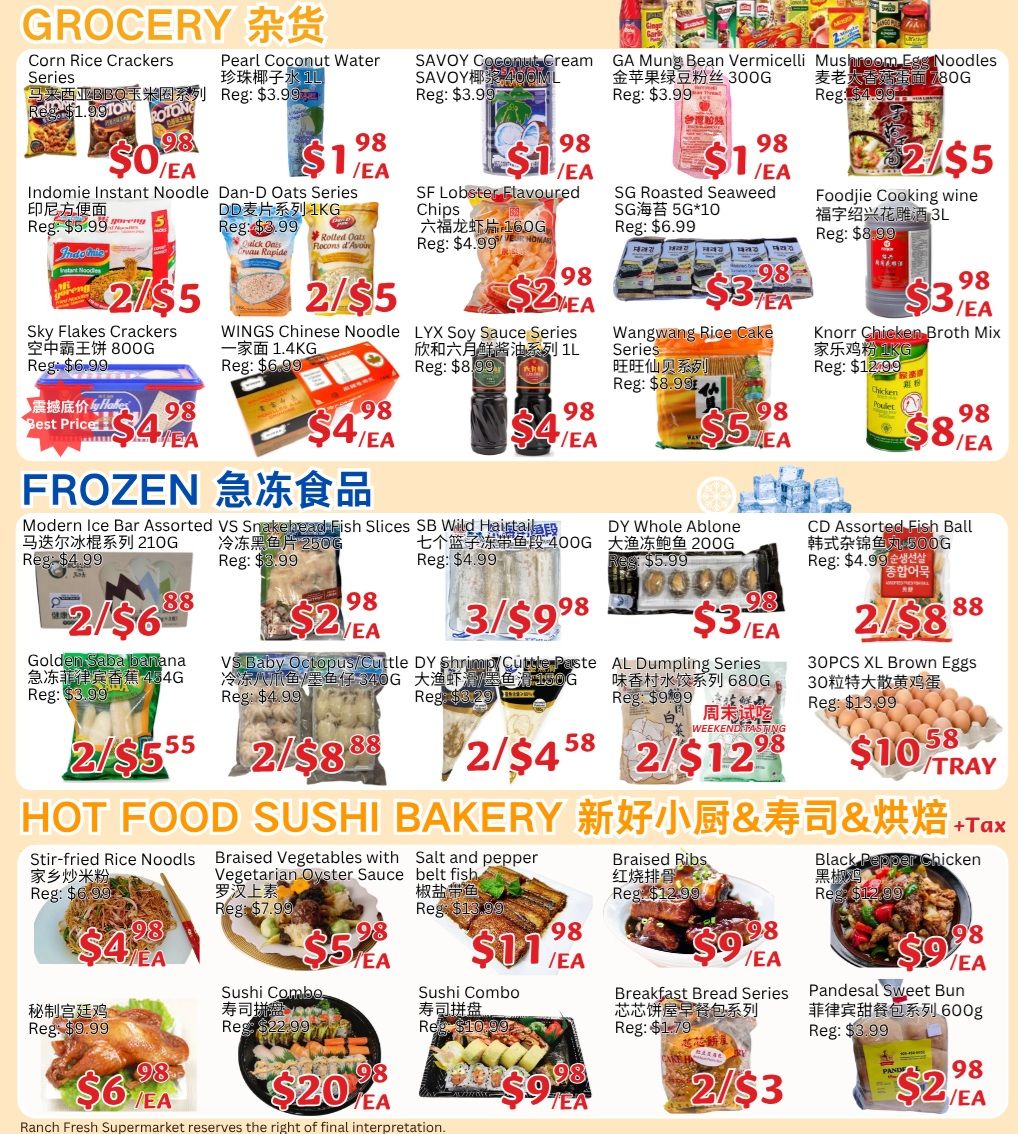 Ranch Fresh Supermarket Flyer June 12 to 18