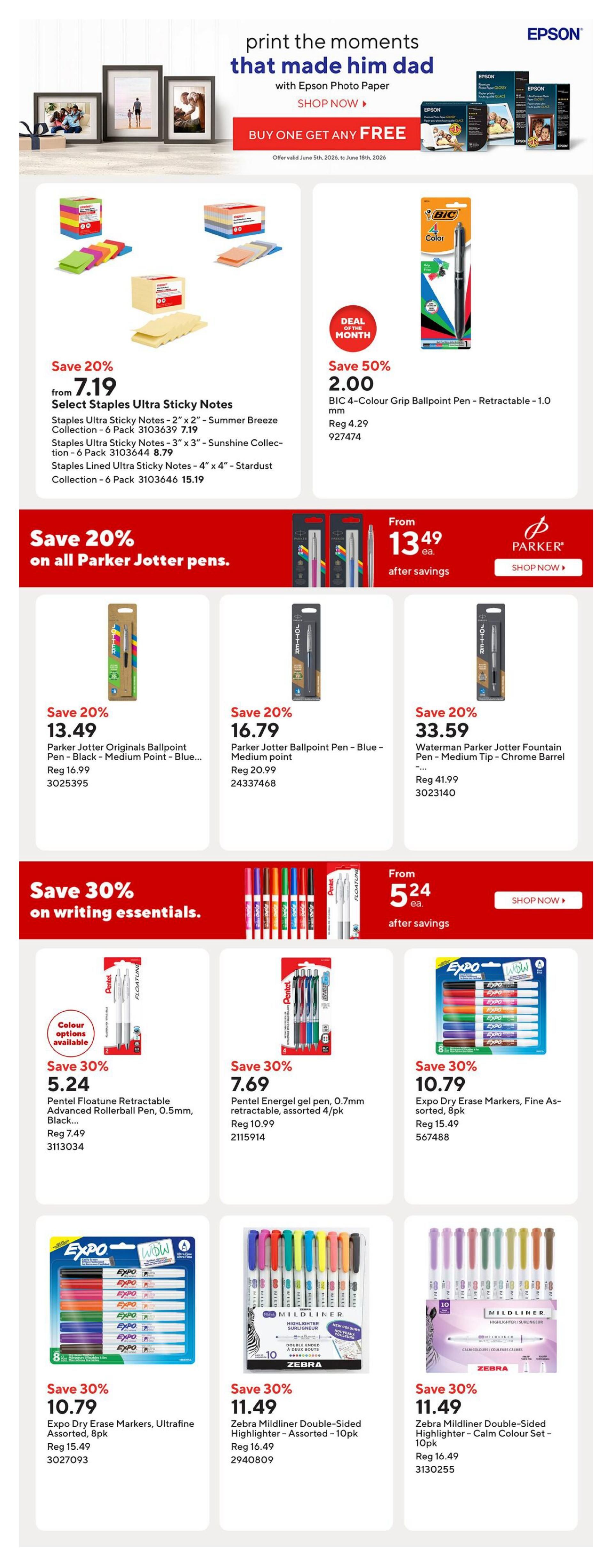 Staples Flyer June 12 to 18