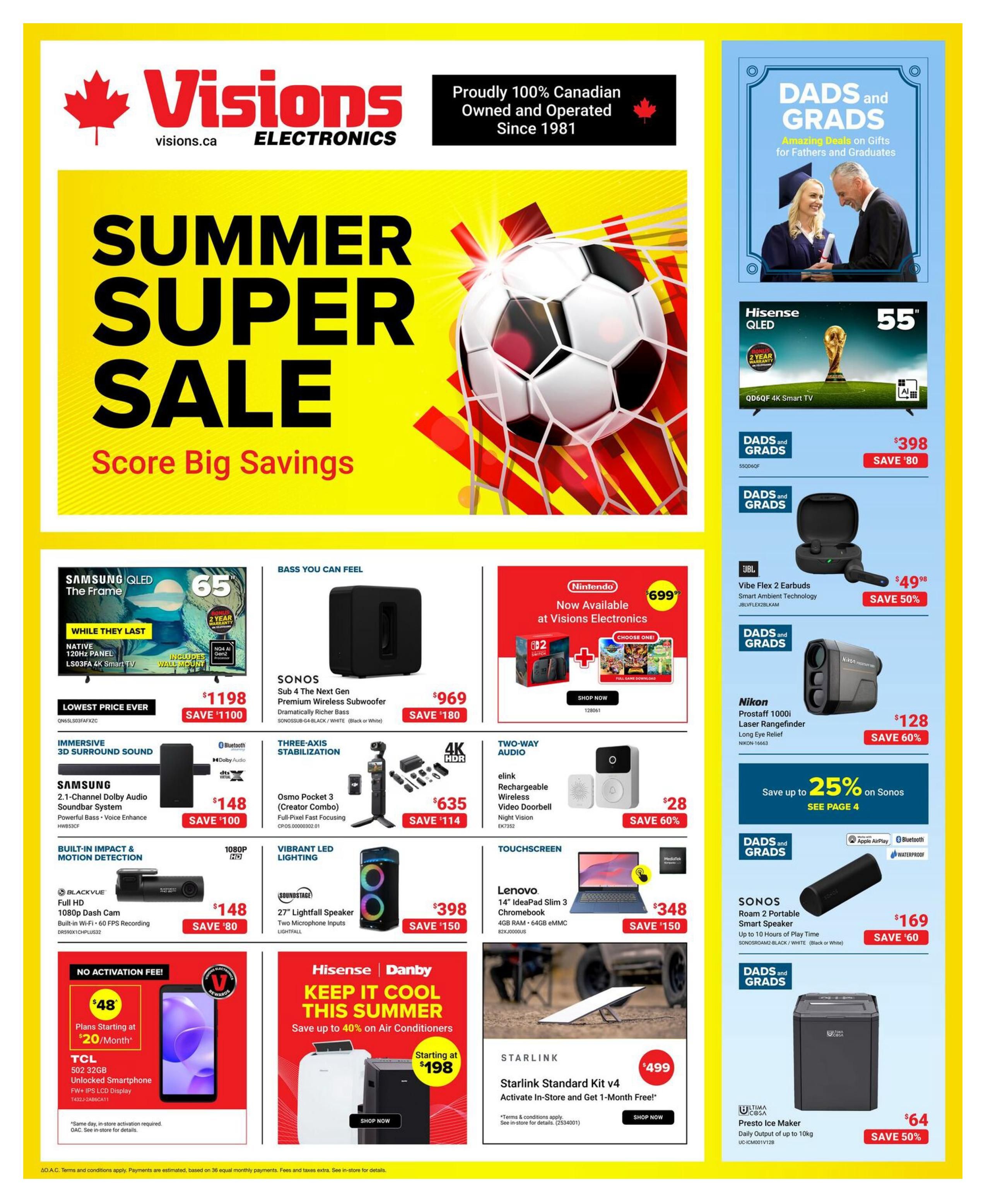 Visions Electronics Flyer June 12 to 18