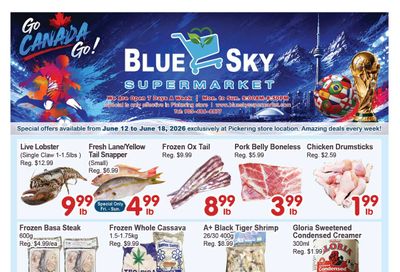 Blue Sky Supermarket (Pickering) Flyer June 12 to 18