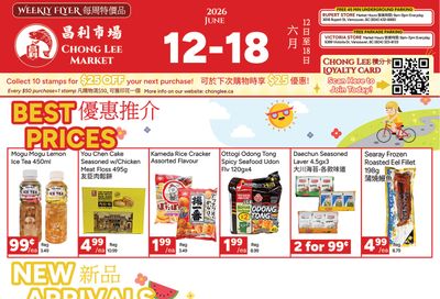 Chong Lee Market Flyer June 12 to 18