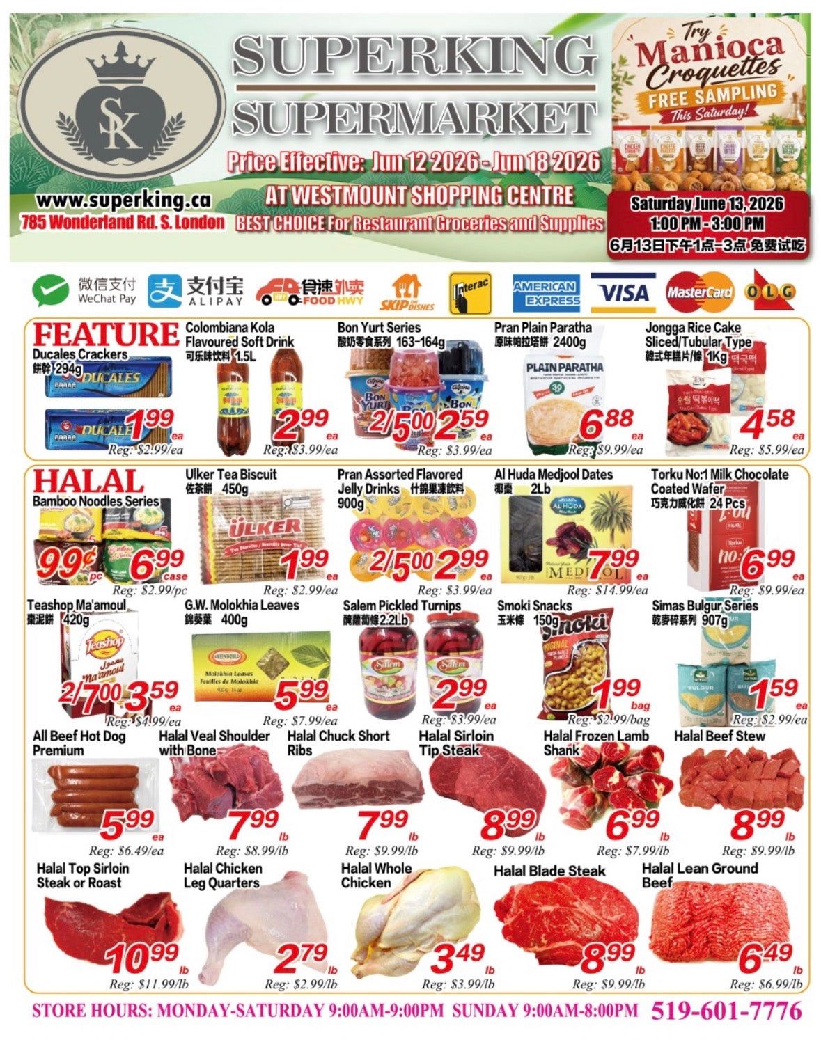 Superking Supermarket (London) Flyer June 12 to 18
