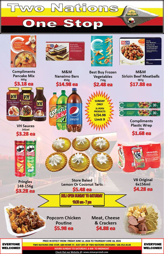 Two Nations One Stop Flyer June 12 to 18