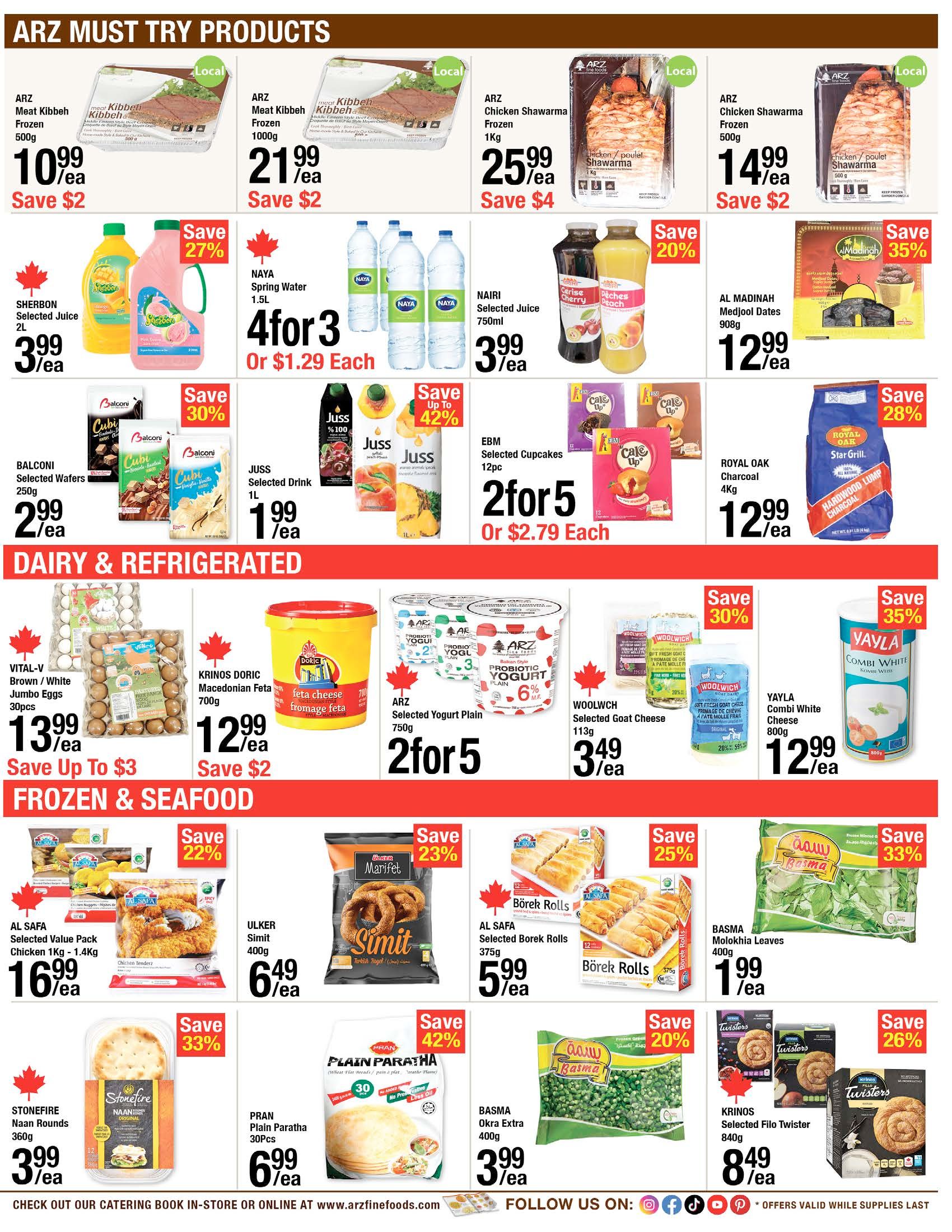 Arz Fine Foods Flyer June 12 to 18
