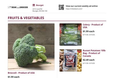 Mike Dean Local Grocer Flyer June 11 to 18