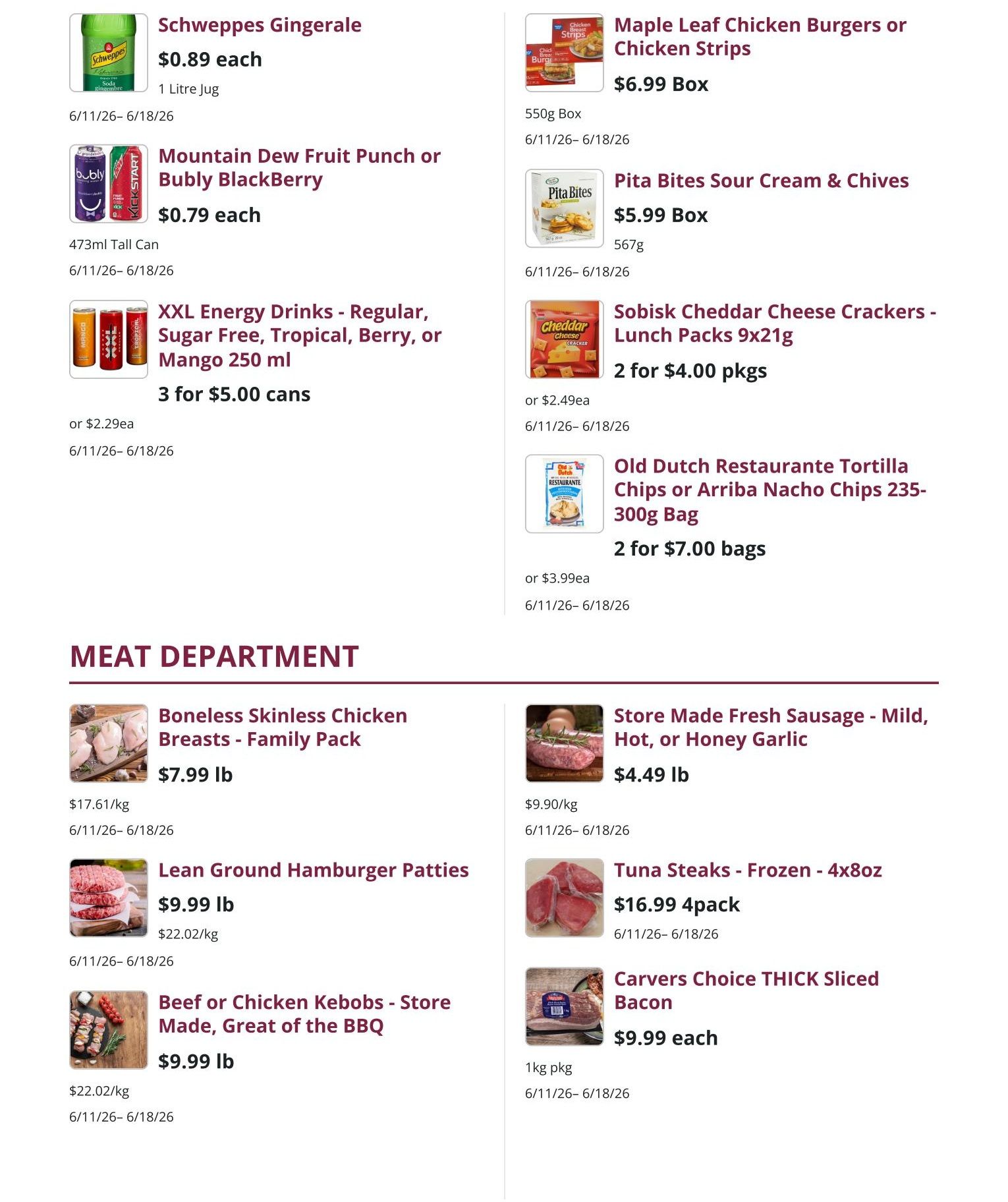 Mike Dean Local Grocer Flyer June 11 to 18