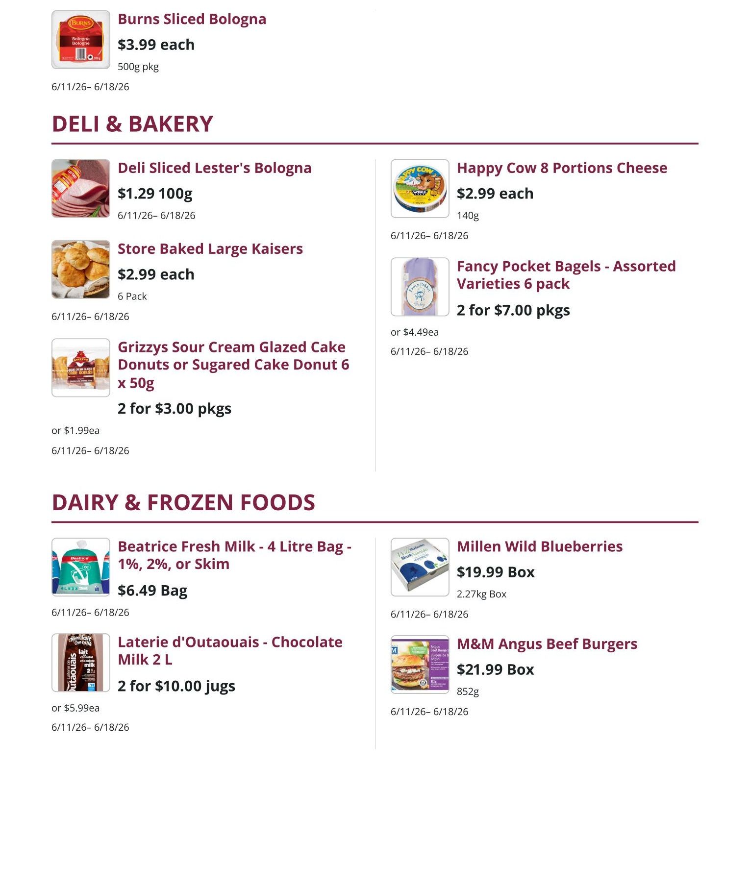 Mike Dean Local Grocer Flyer June 11 to 18